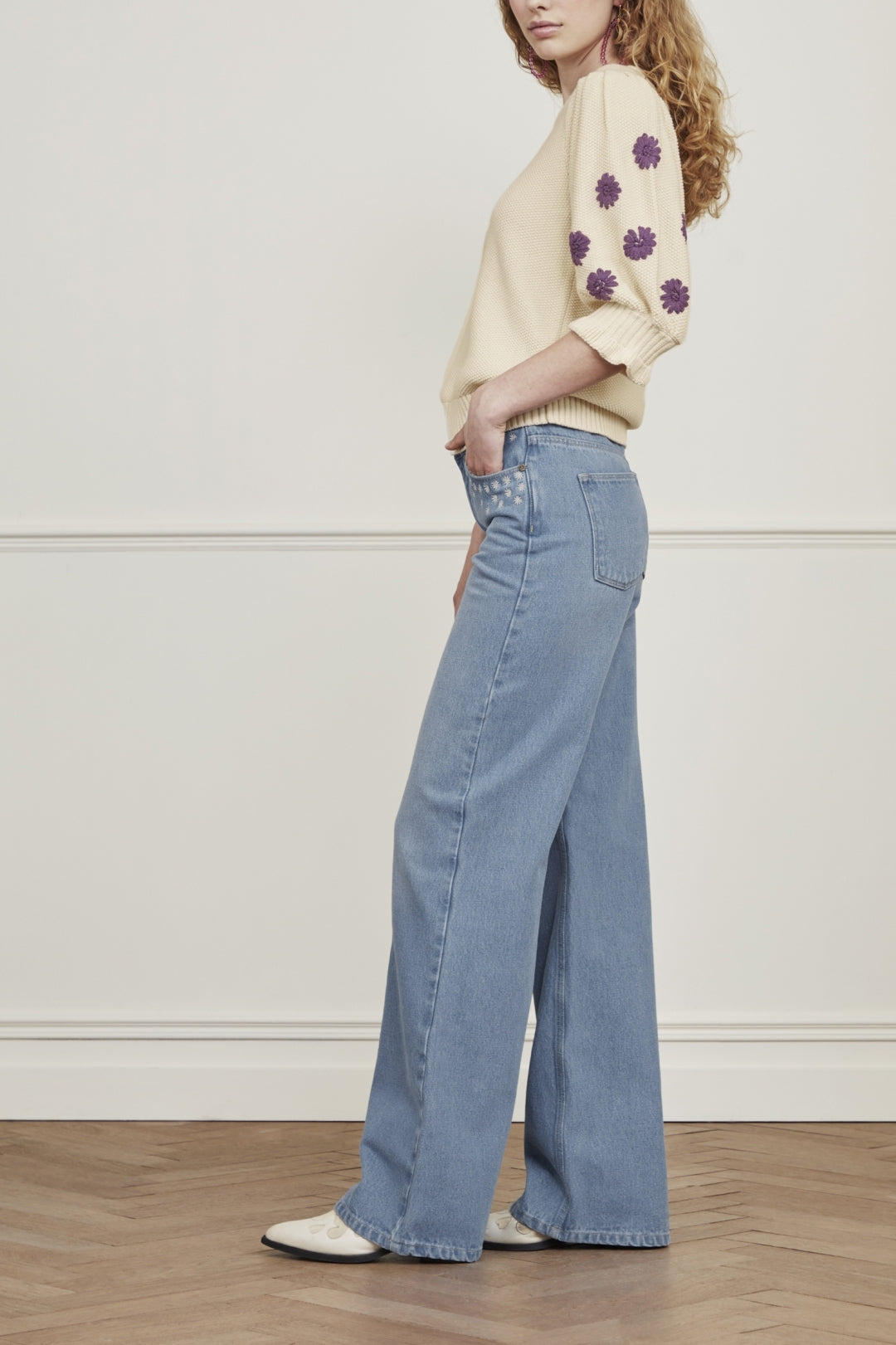 Thea wide jeans Fabienne chapot - second hand