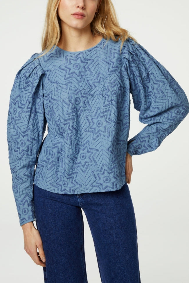 Mya Top Allover Embro Fabienne chapot - second hand