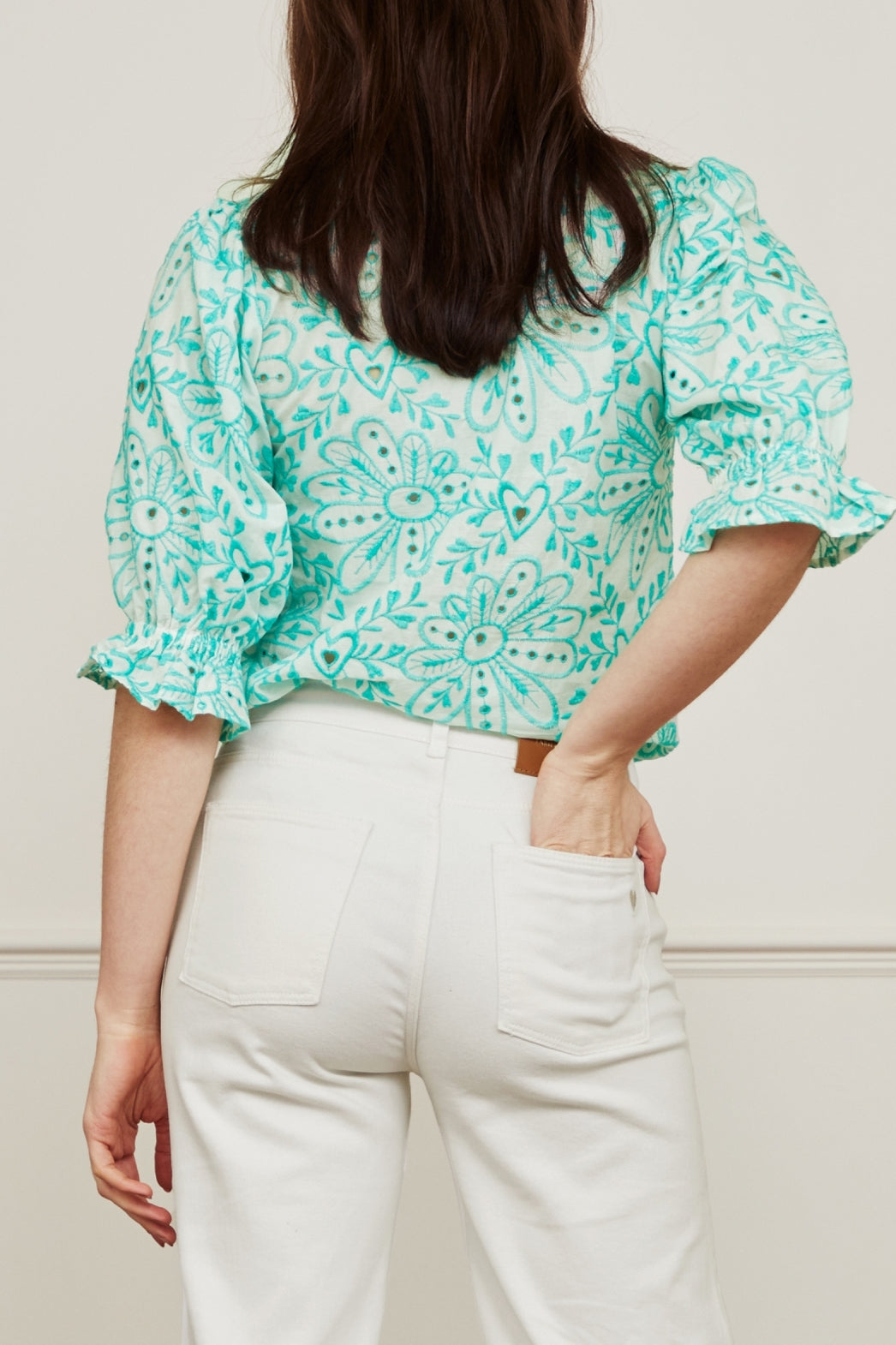 Meggy Broderie Blouse Fabienne chapot - second hand