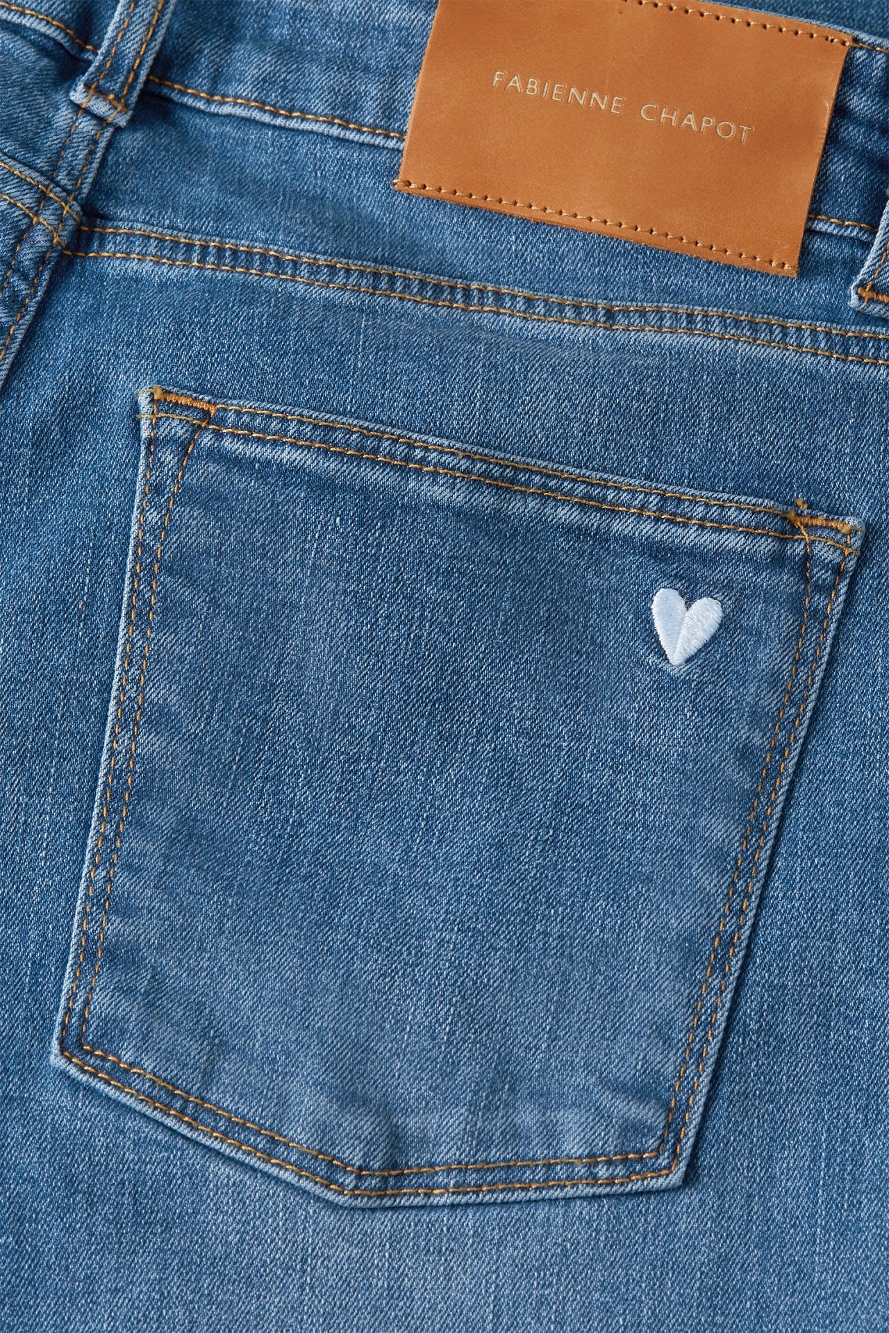 Eva Denim Flare Trousers Fabienne chapot - second hand