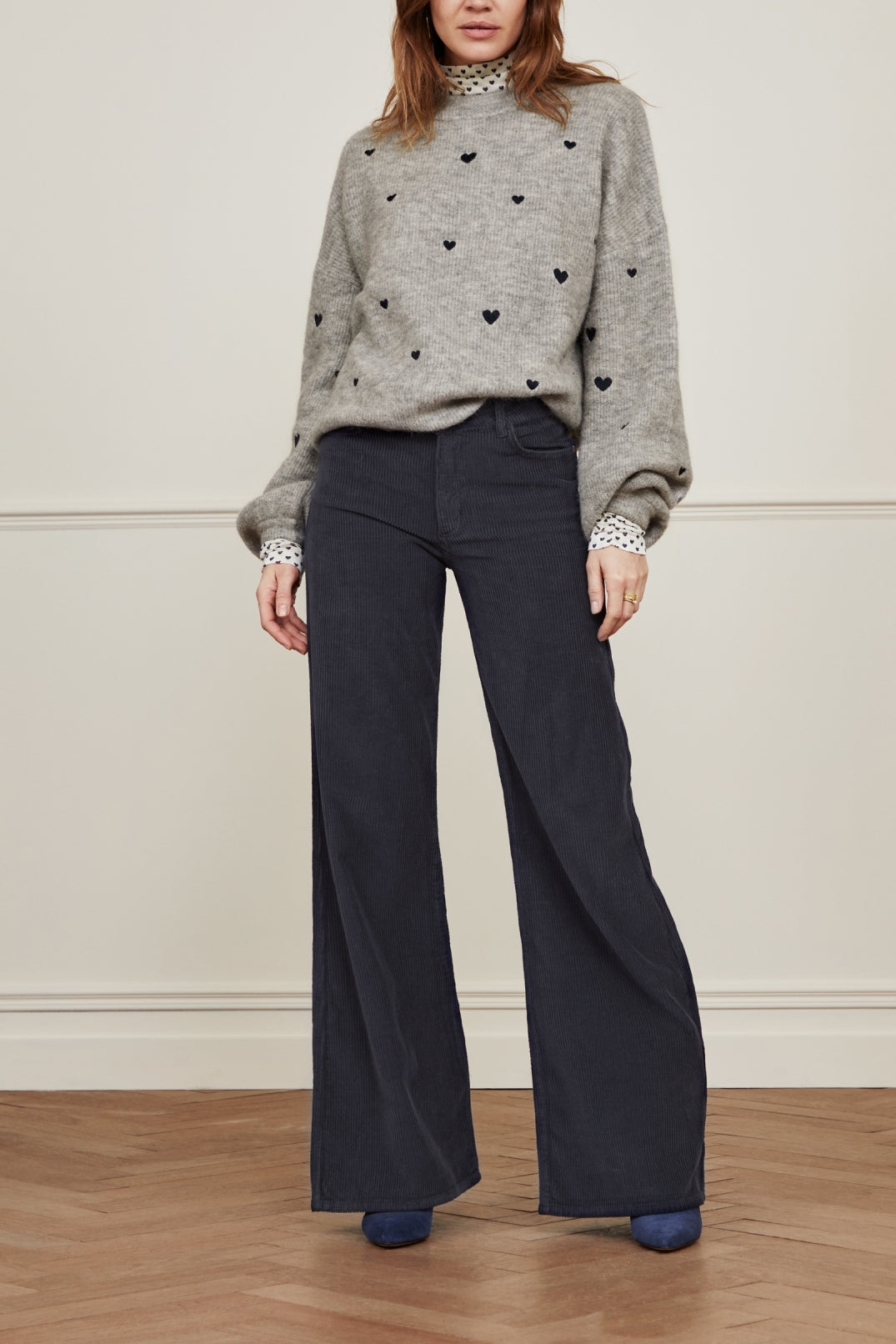Eva Cord Wide Leg Trousers Fabienne chapot - second hand