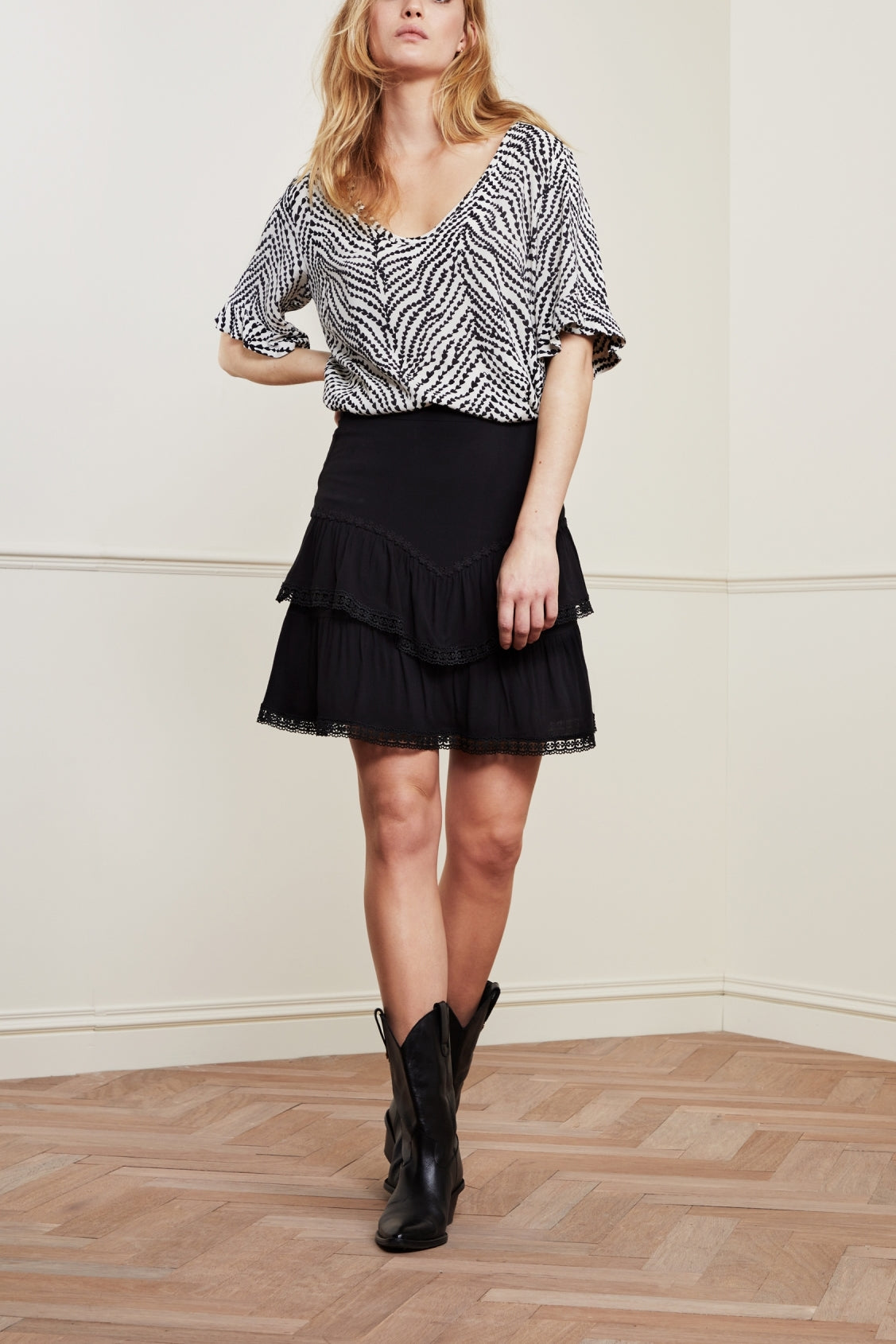 Vaya Frill Top Fabienne chapot - second hand