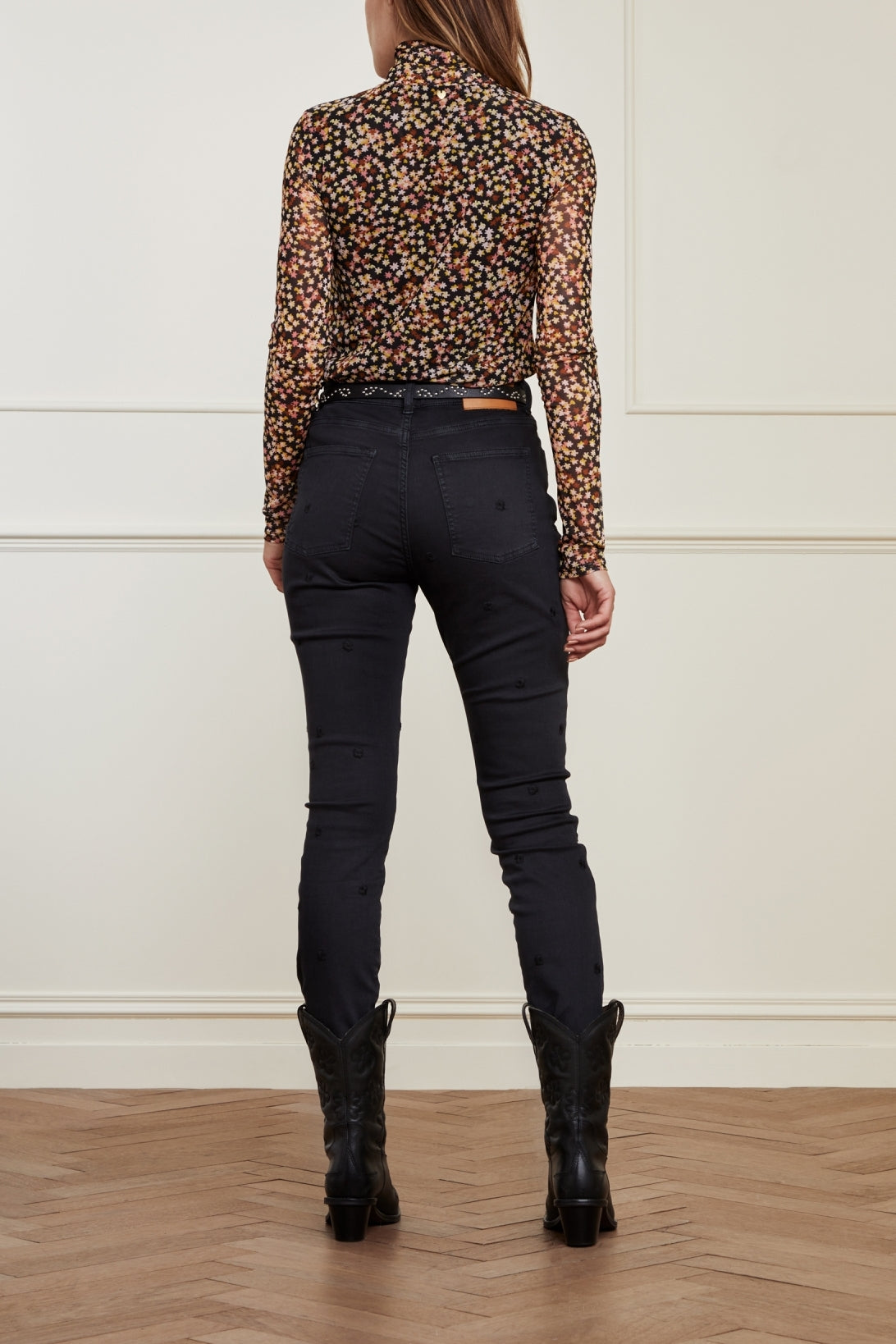 Eva Slim Embro Trousers Fabienne chapot - second hand