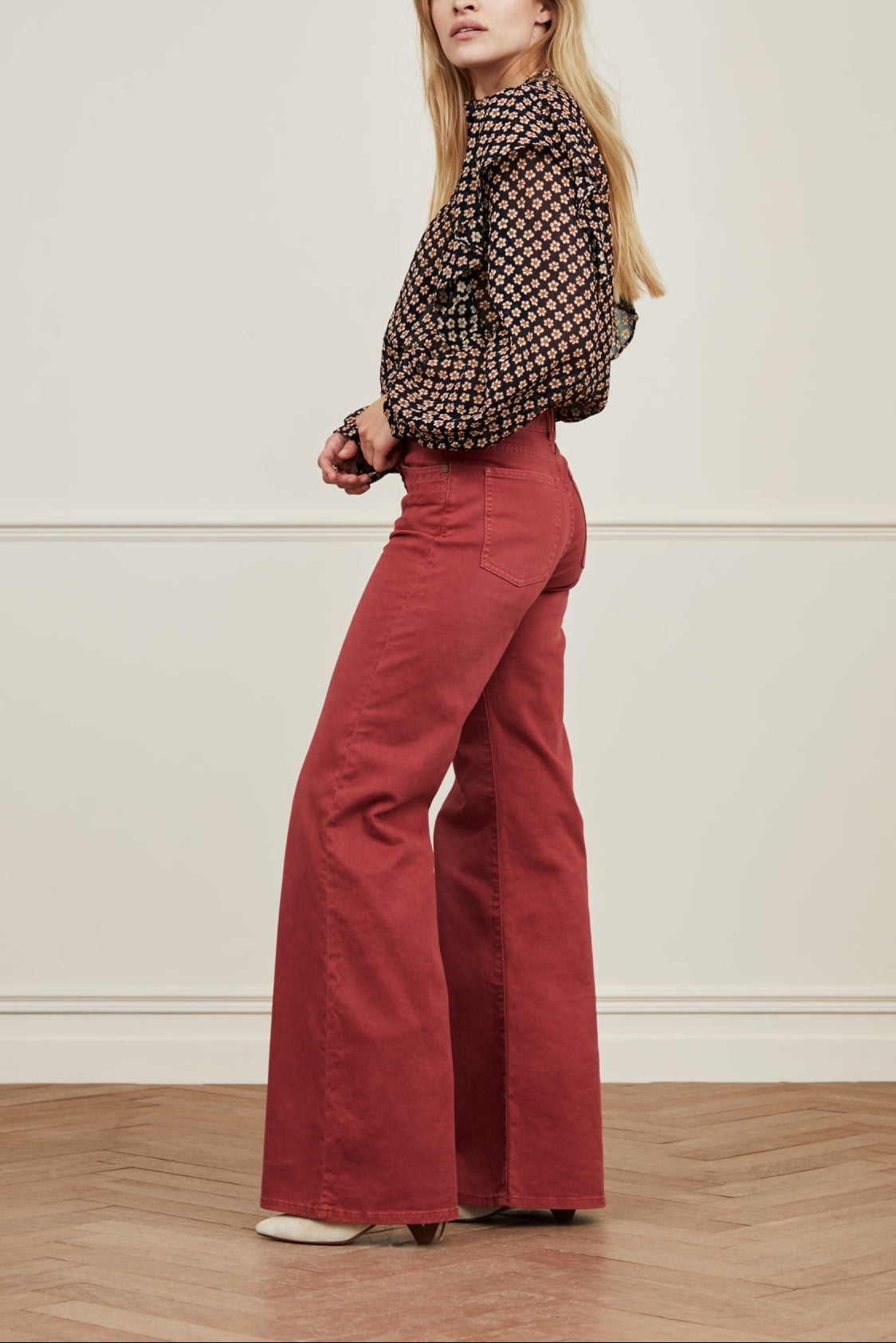 Eva wide leg trousers Fabienne chapot - second hand