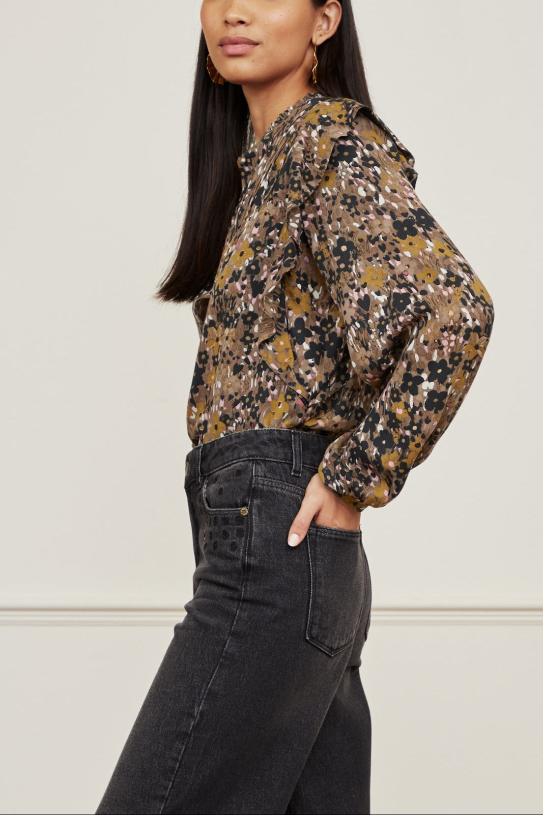 Bibi Tess Long Sleeve Blouse Fabienne chapot - second hand
