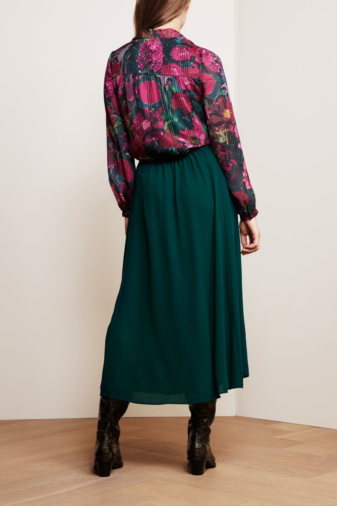 Georgetta Solid Skirt Fabienne chapot - second hand