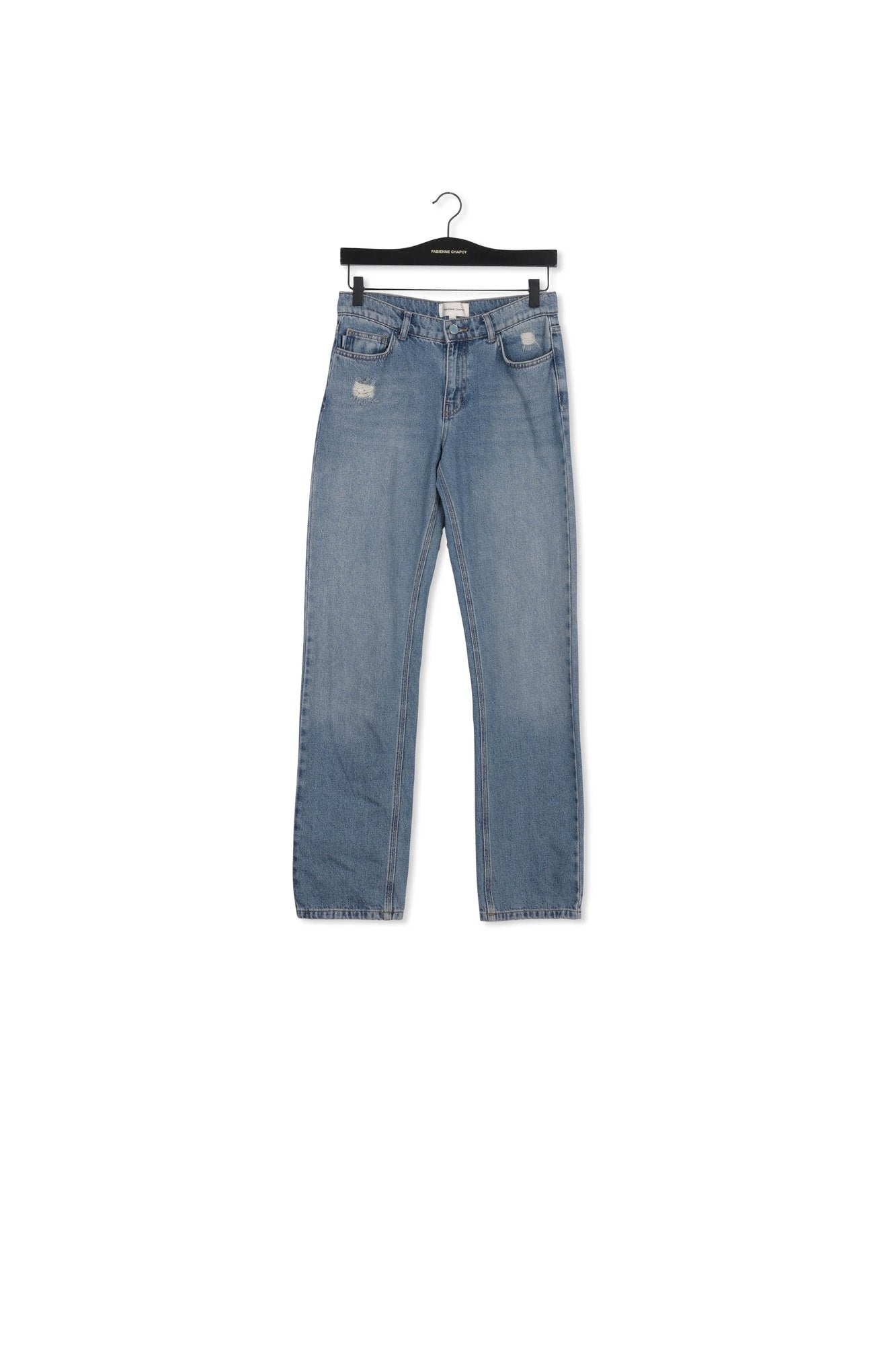 Marie Straight Low-rise Jeans Fabienne chapot - second hand