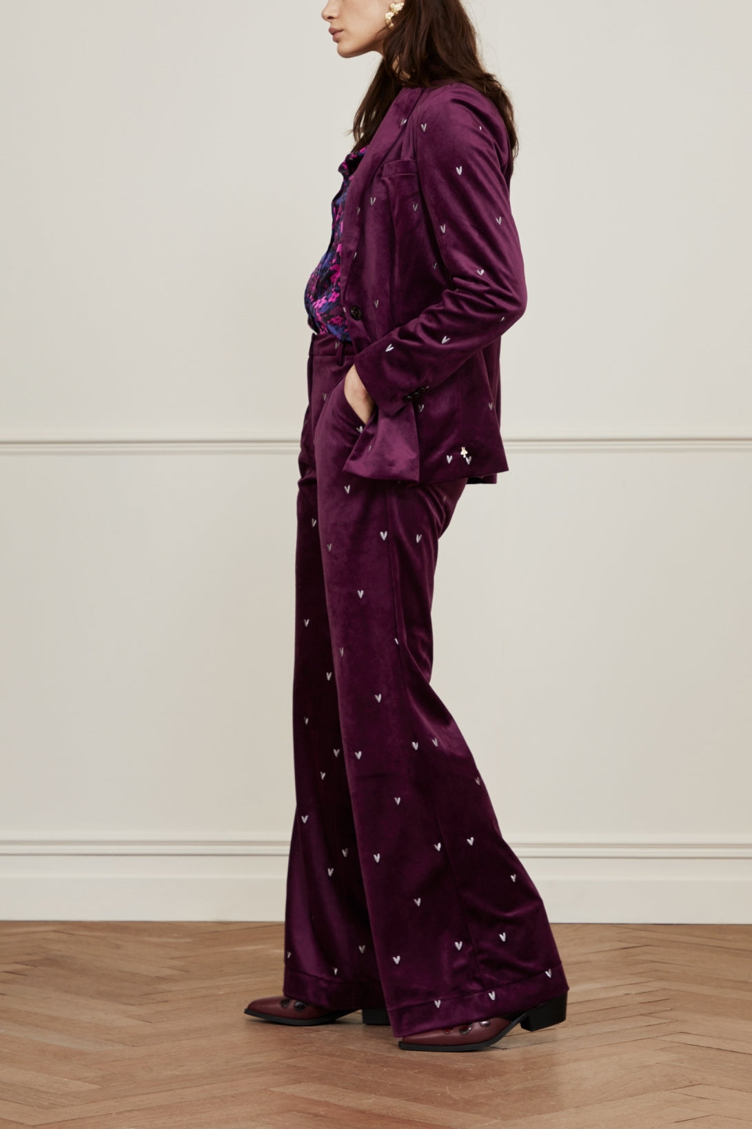 Puck Velvet Trousers Fabienne chapot - second hand