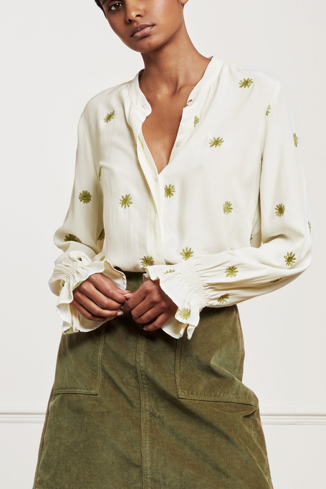 Studio Embro Blouse Fabienne chapot - second hand