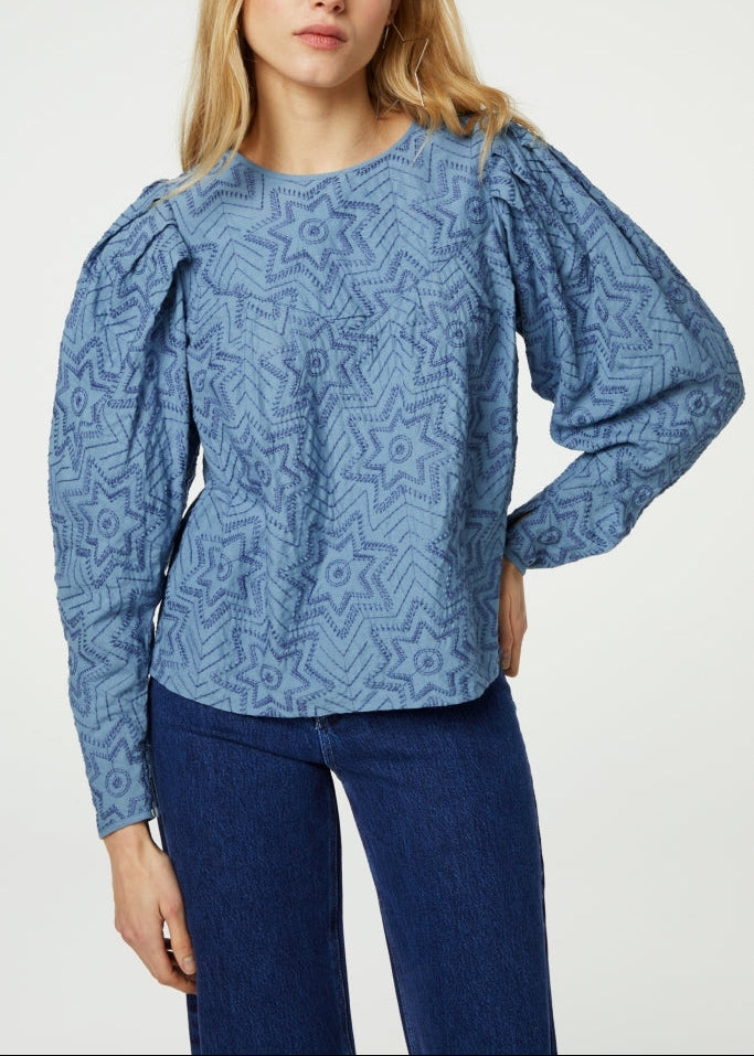 Mya Top Allover Embro Fabienne chapot - second hand