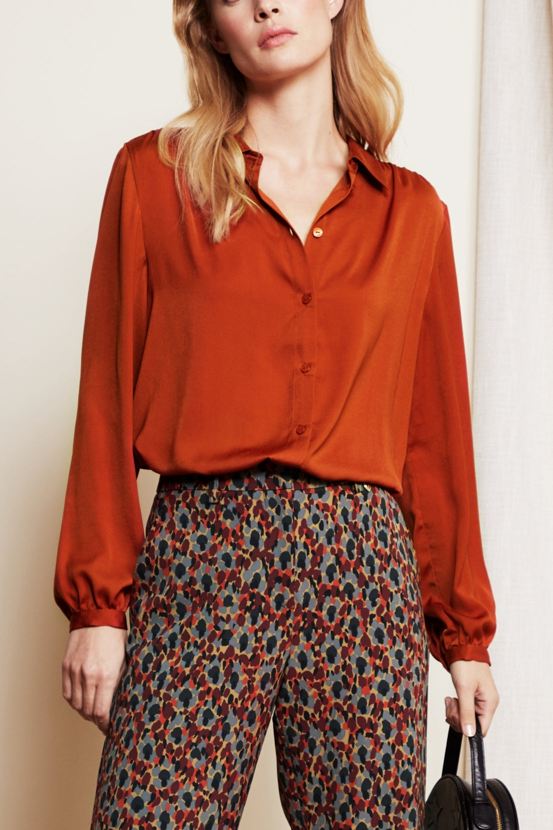 Mira Solid Blouse Fabienne chapot - second hand
