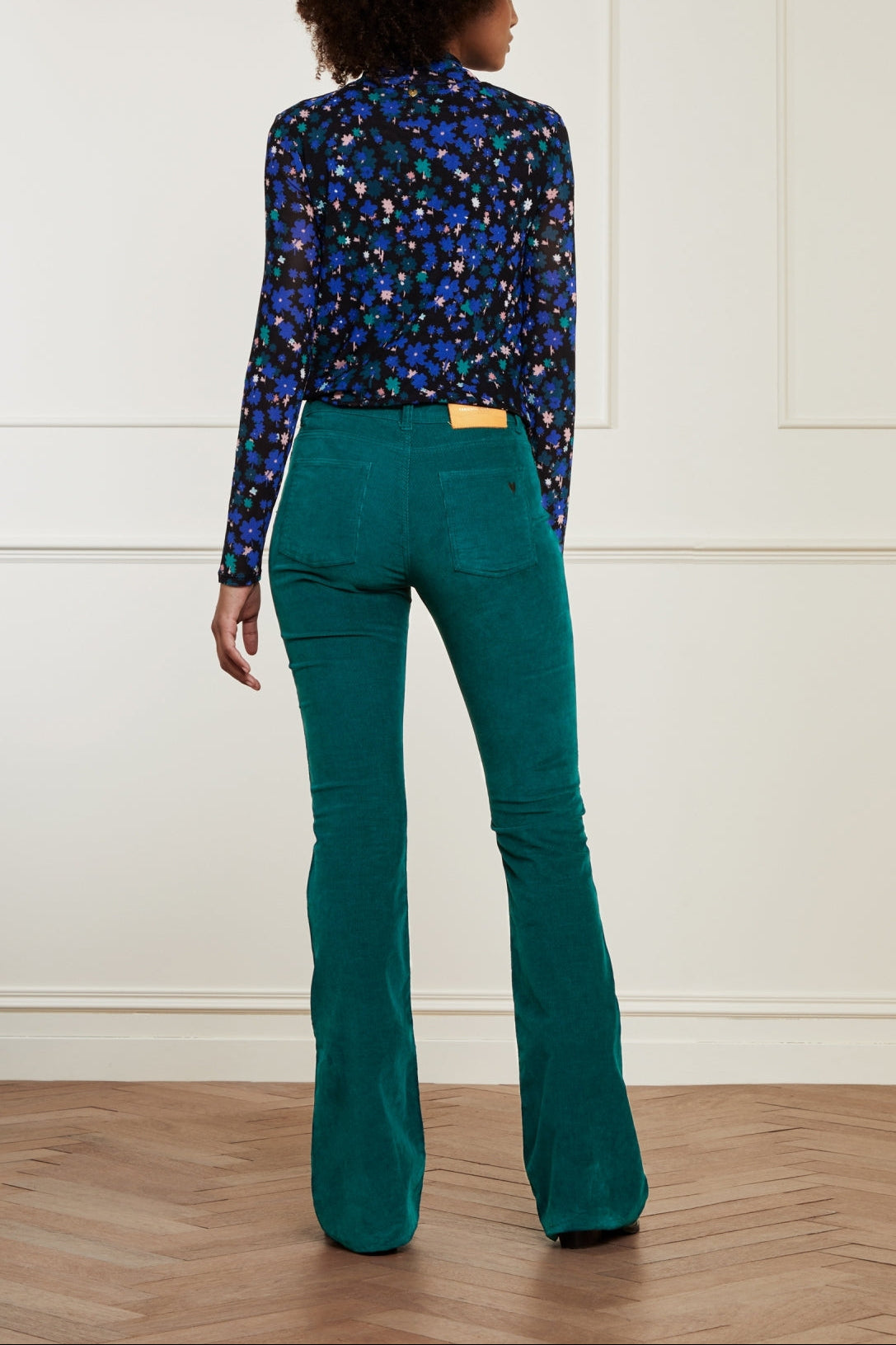 Eva Corduroy Flare Trousers Fabienne chapot - second hand