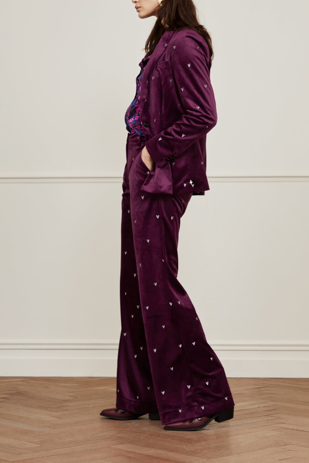 Puck Velvet Trousers Fabienne chapot - second hand