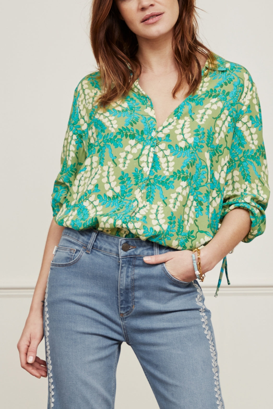 Gina Bow Blouse Fabienne chapot - second hand