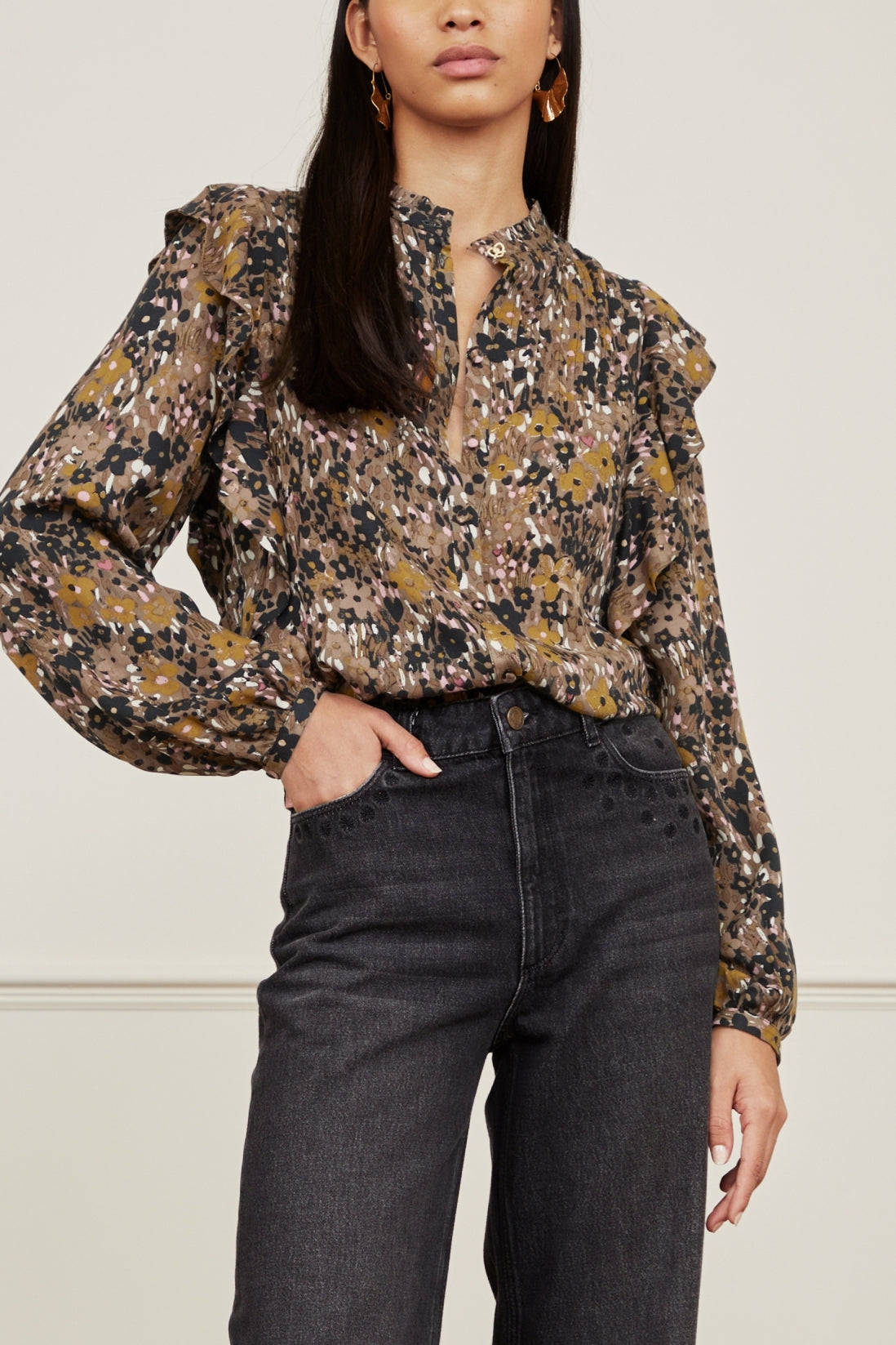 Bibi Tess Long Sleeve Blouse Fabienne chapot - second hand