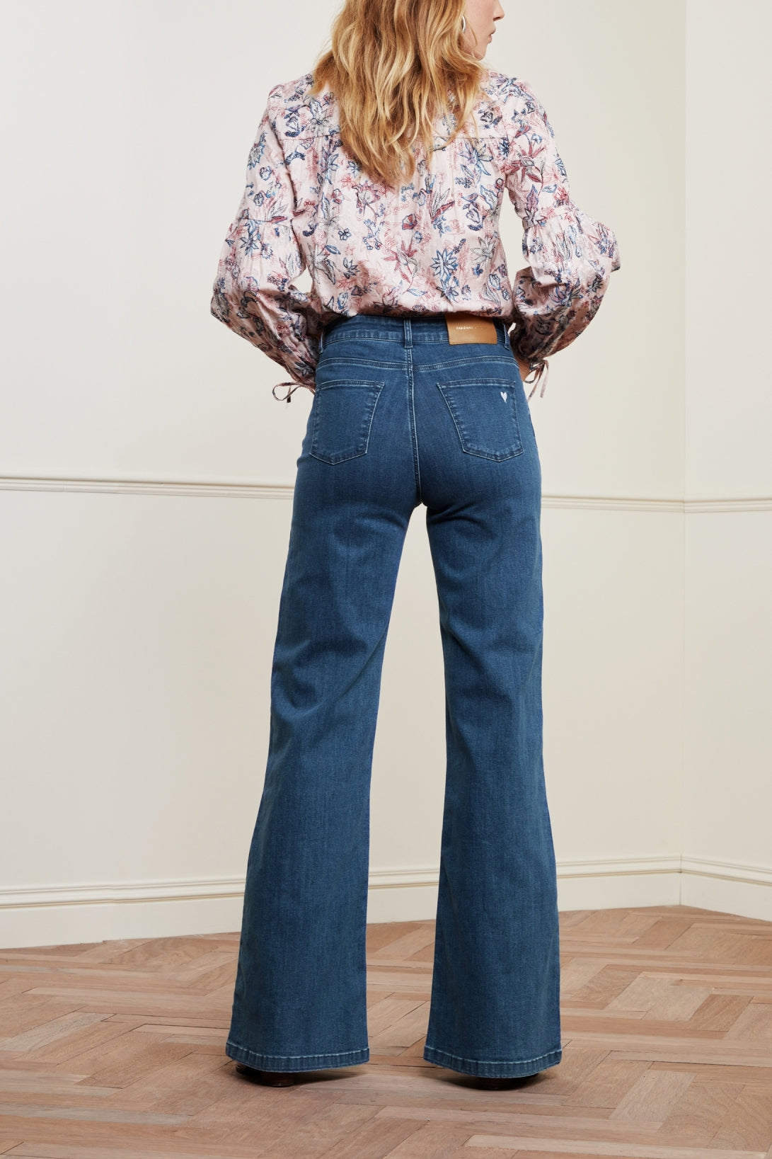Eva Denim Wide Leg Trousers Fabienne chapot - second hand