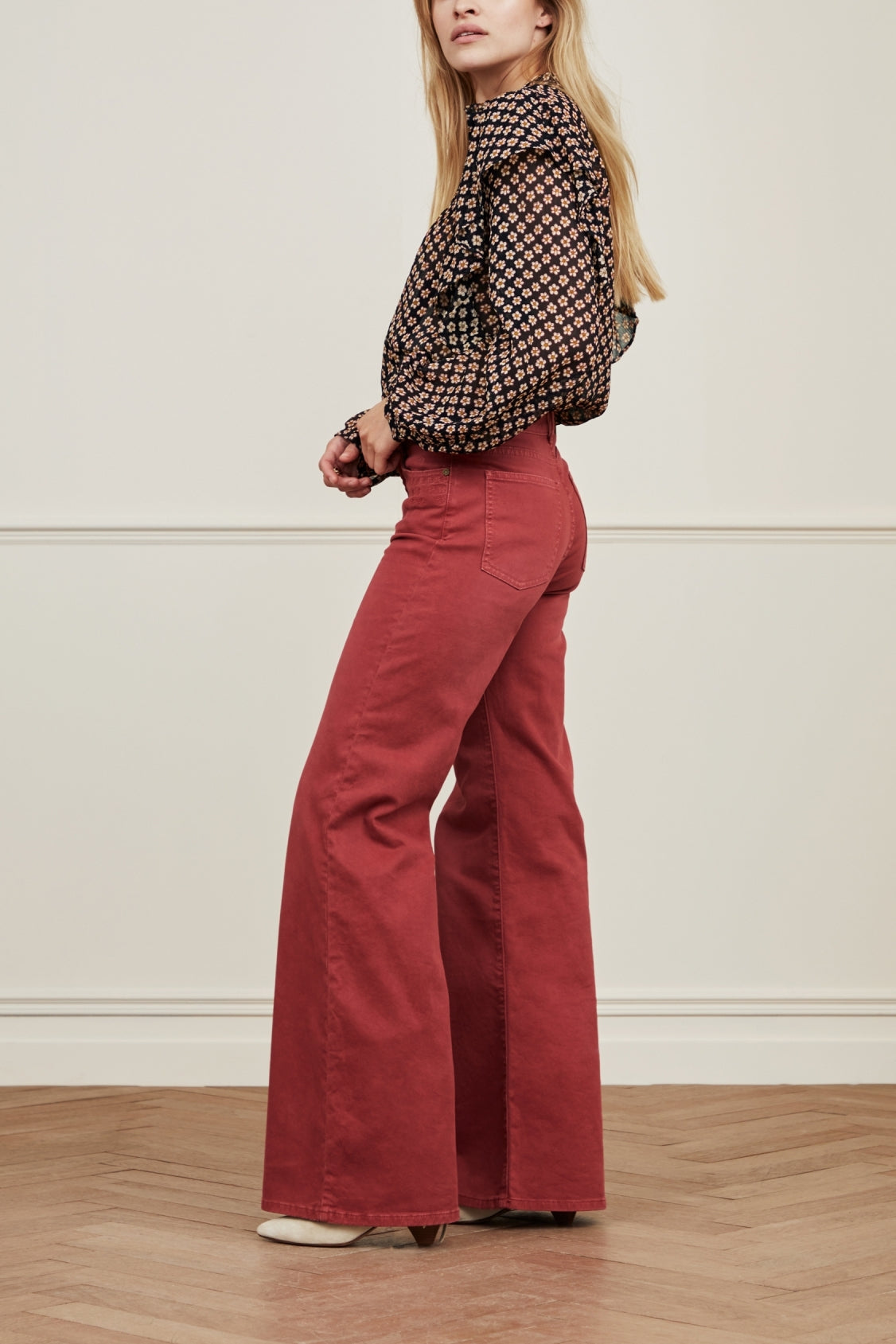 Eva wide leg trousers Fabienne chapot - second hand