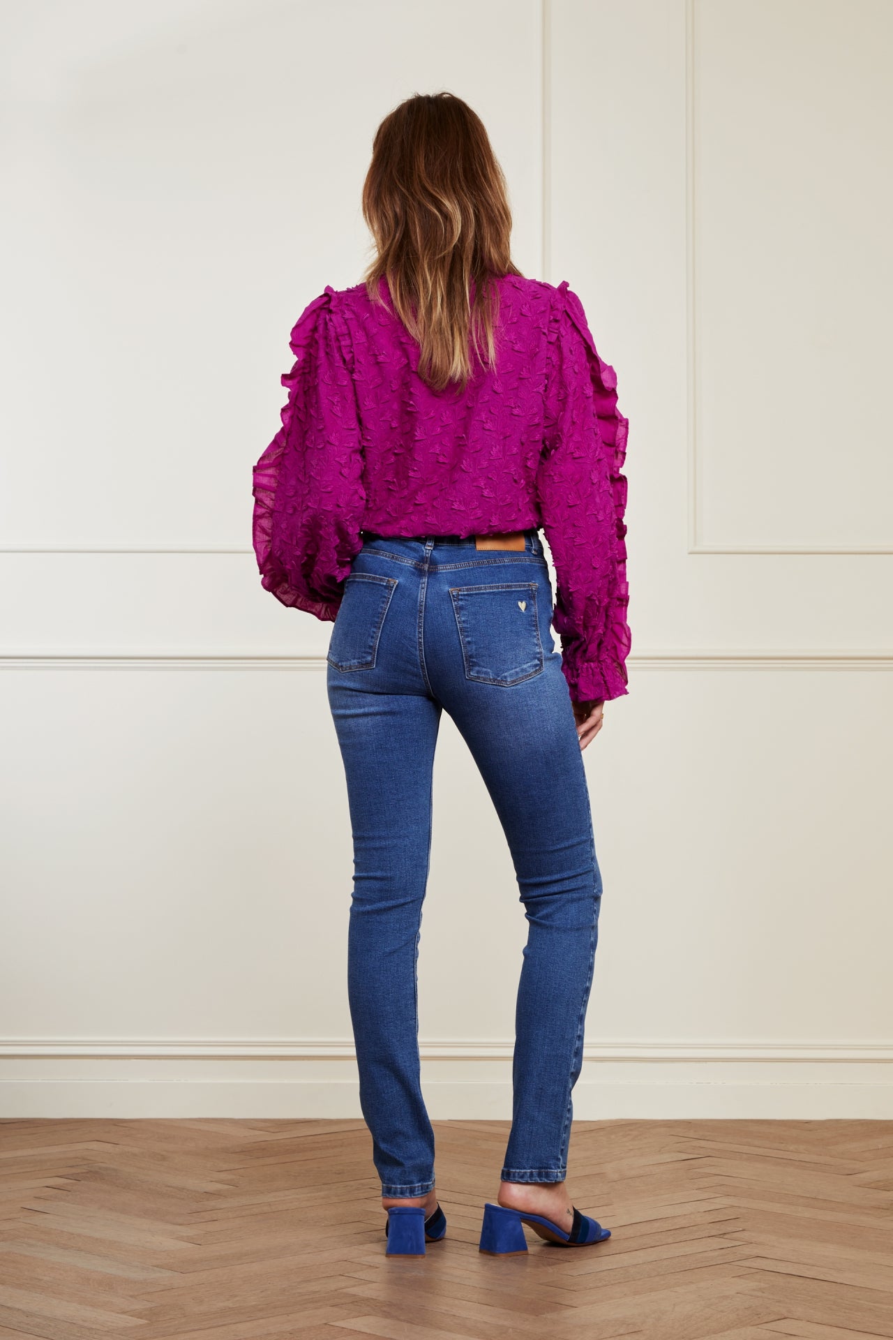 Eva Denim Slim Trousers Fabienne chapot - second hand