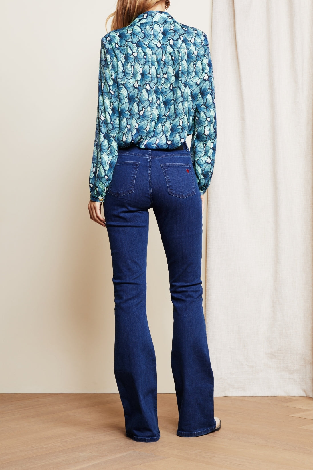 Eva Denim Flare Otte Trousers Fabienne chapot - second hand