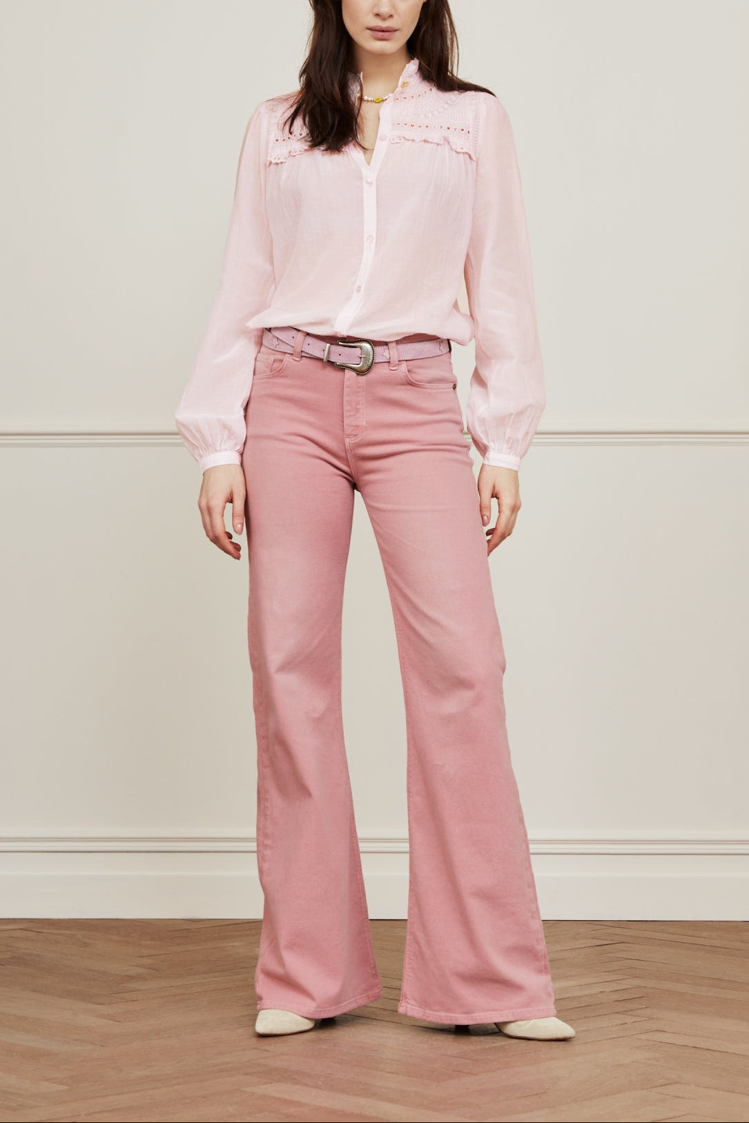 Eva Wide Leg Trousers Fabienne chapot - second hand