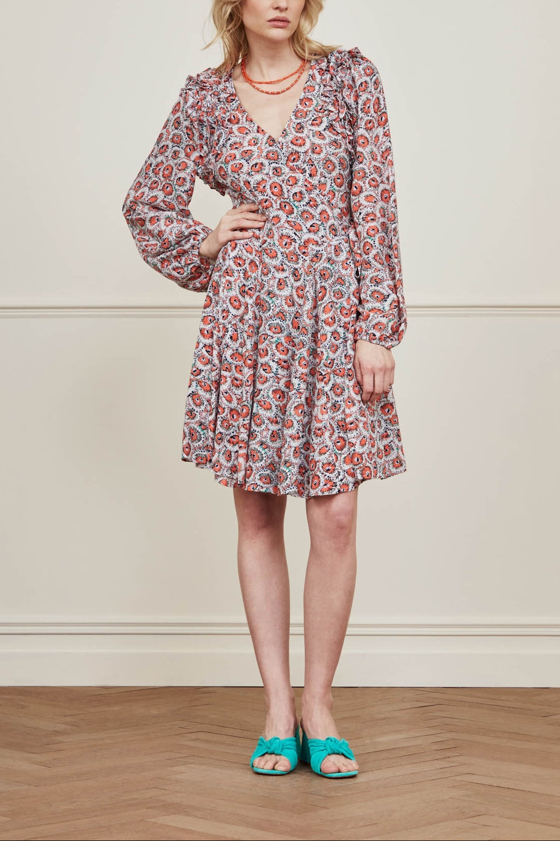 Azure Short Dress Fabienne chapot - second hand
