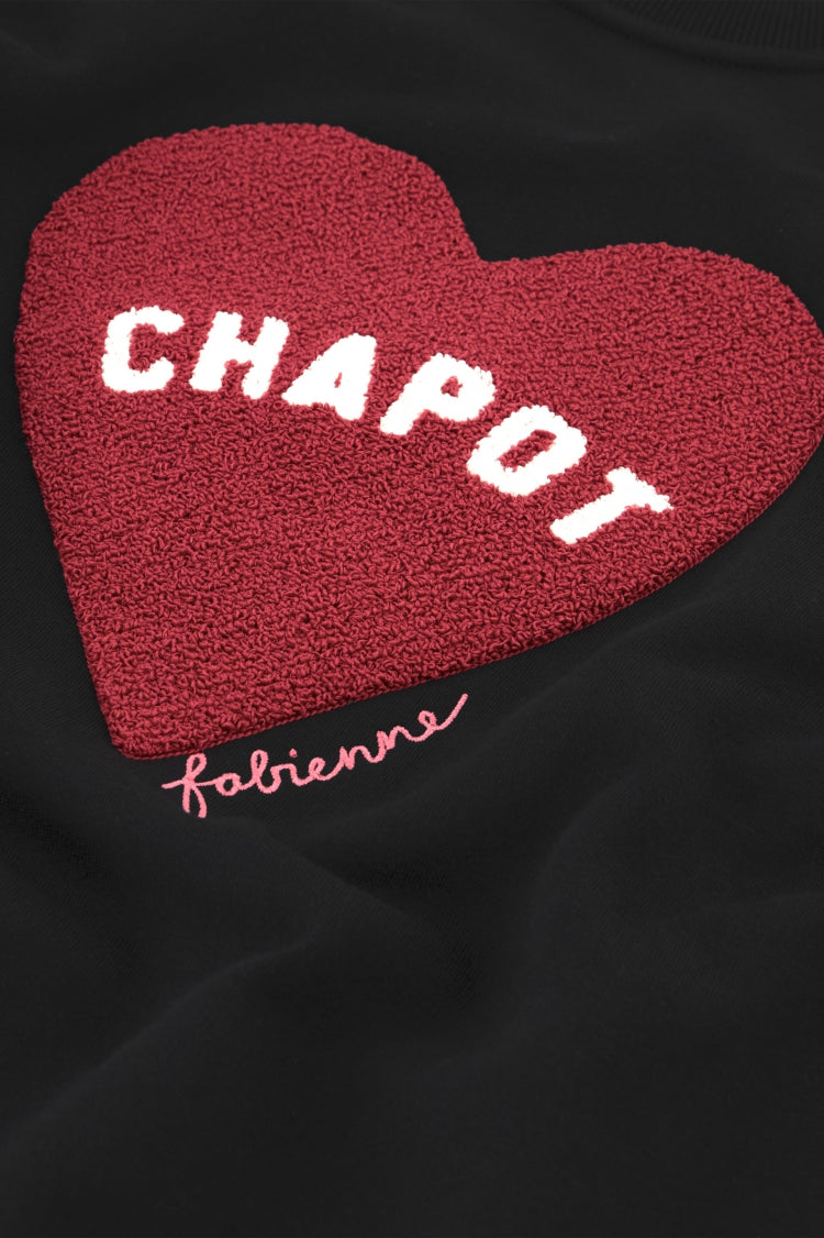 Terry Sport Heart Sweater Fabienne chapot - second hand