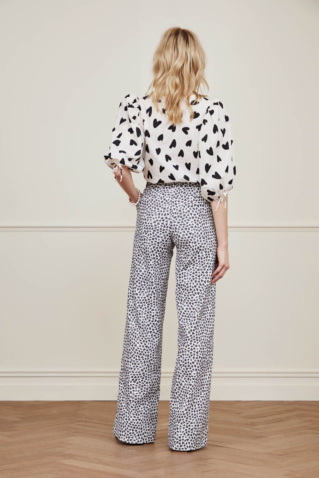 City Wide Leg Trousers Fabienne chapot - second hand