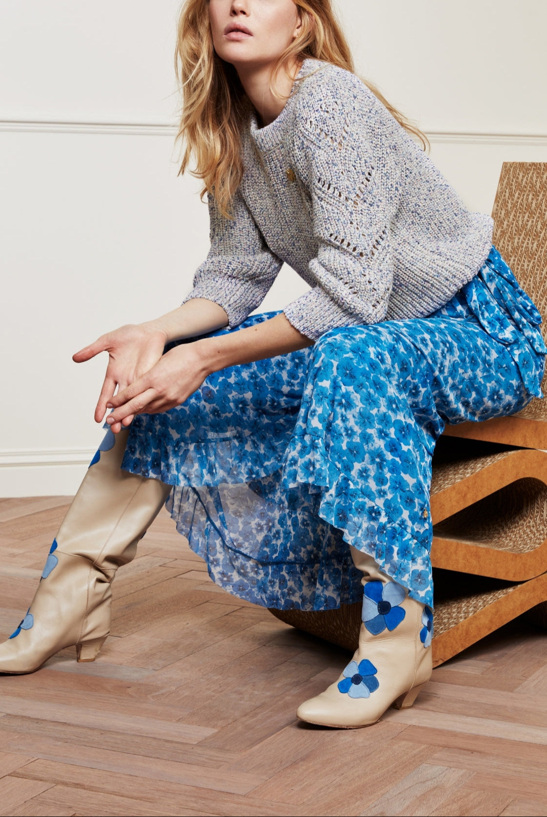 Bobo Frill Skirt Fabienne chapot - second hand