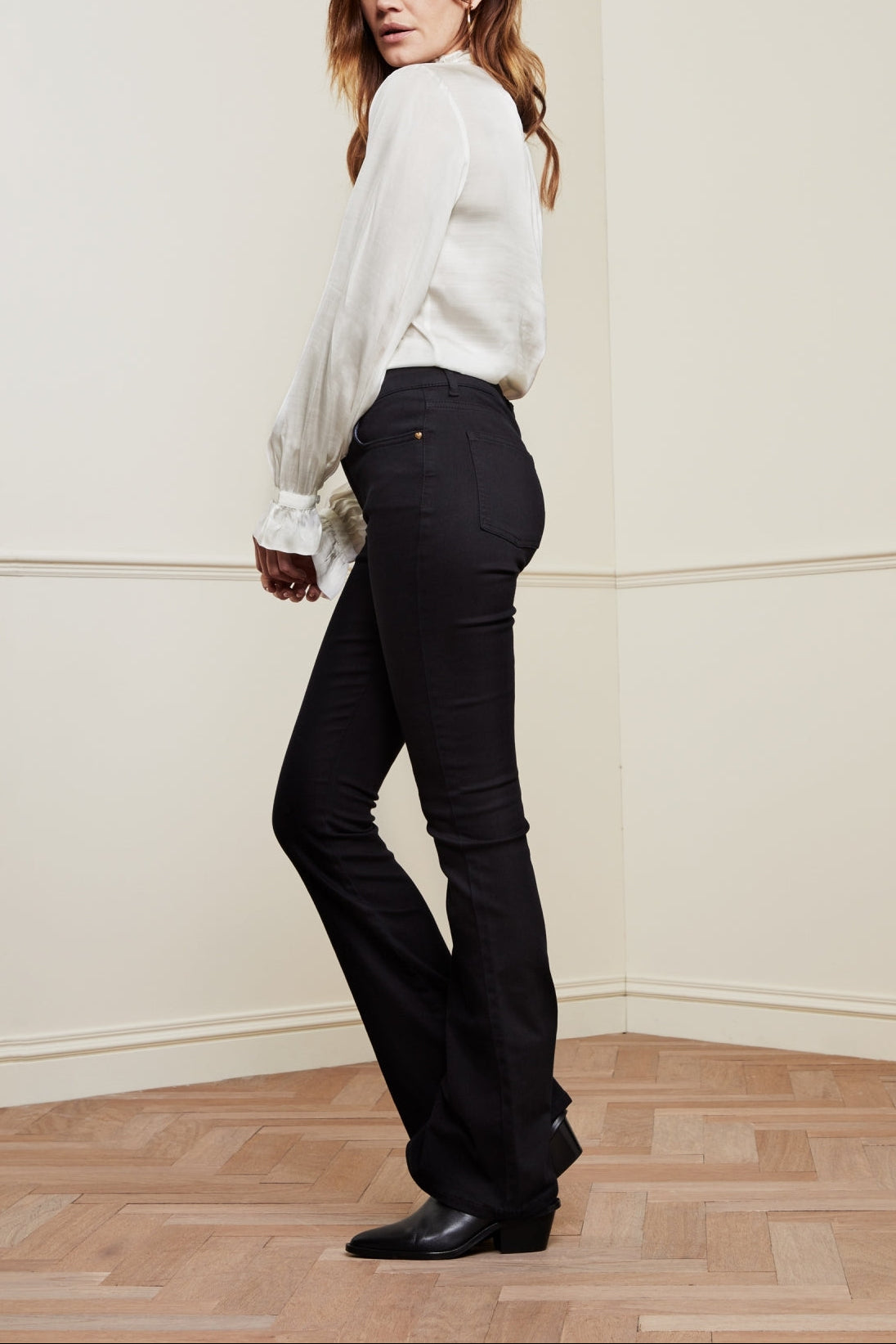 Eva Solid Flare Trousers Fabienne chapot - second hand