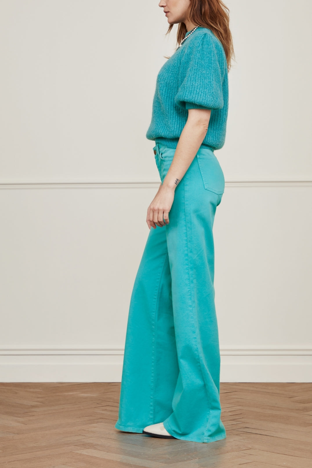 Eva wide leg trousers Fabienne chapot - second hand