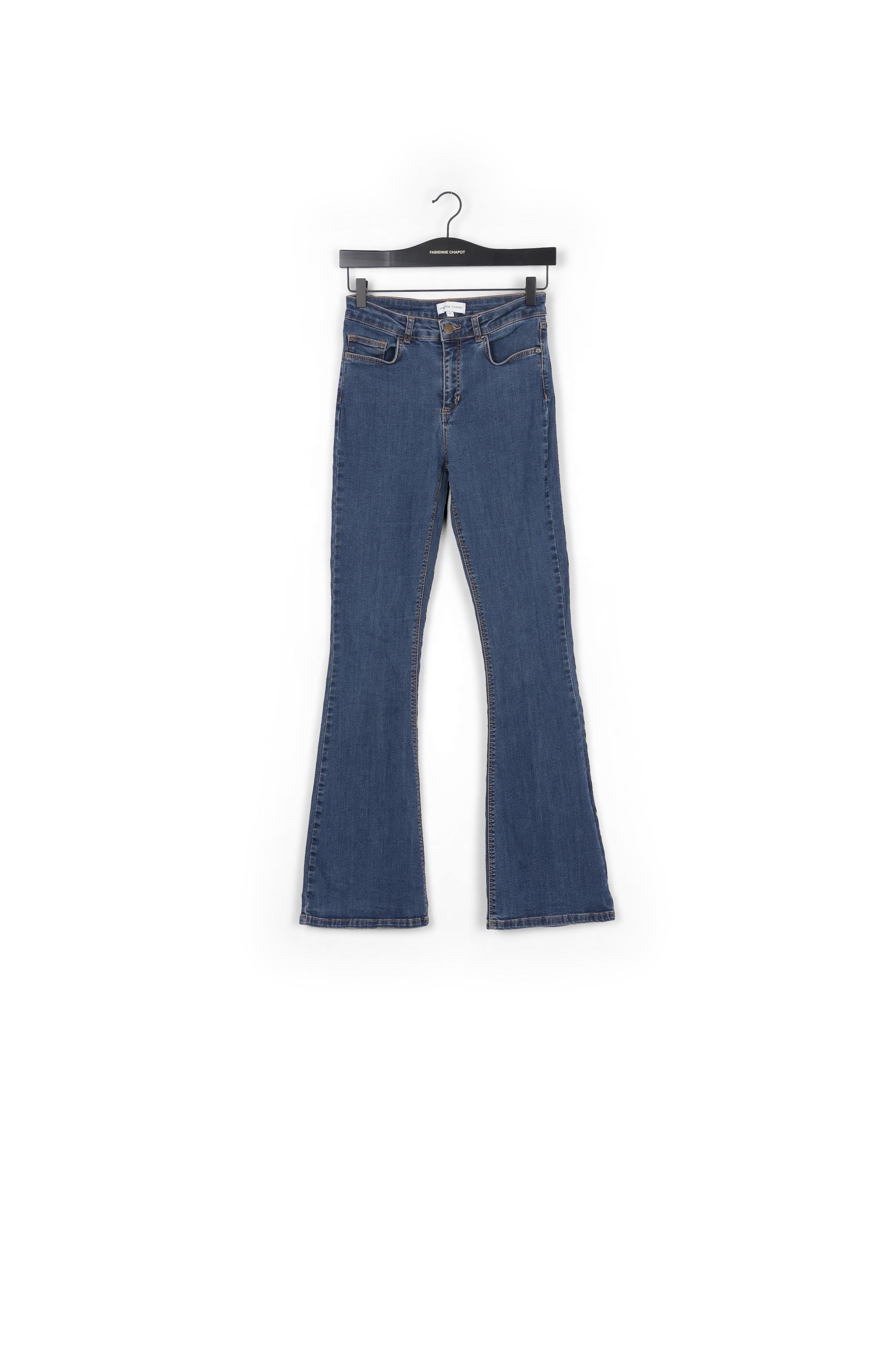 Eva Denim Flare Trousers Fabienne chapot - second hand