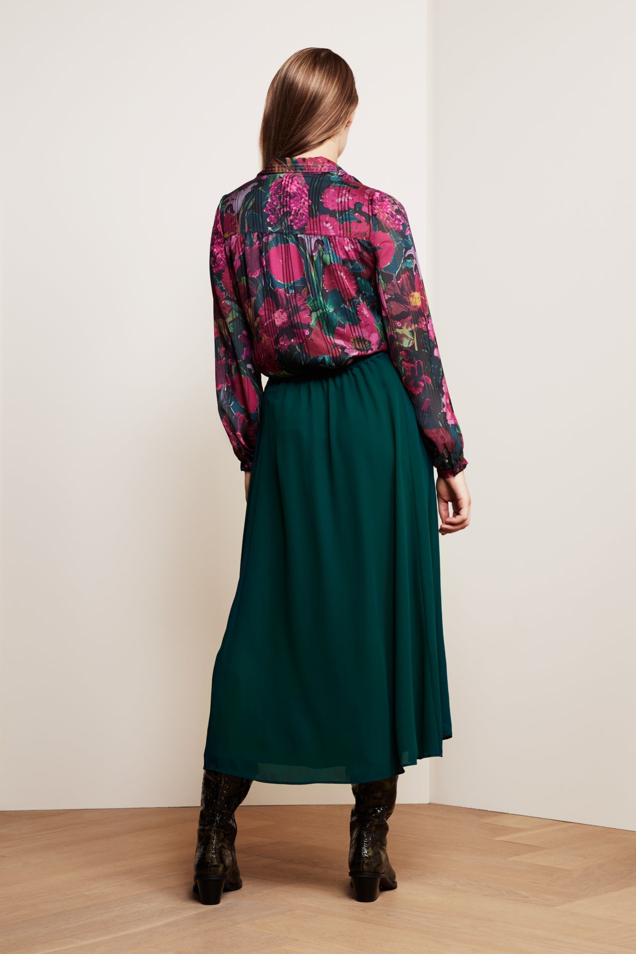 Georgetta Solid  Skirt Fabienne chapot - second hand