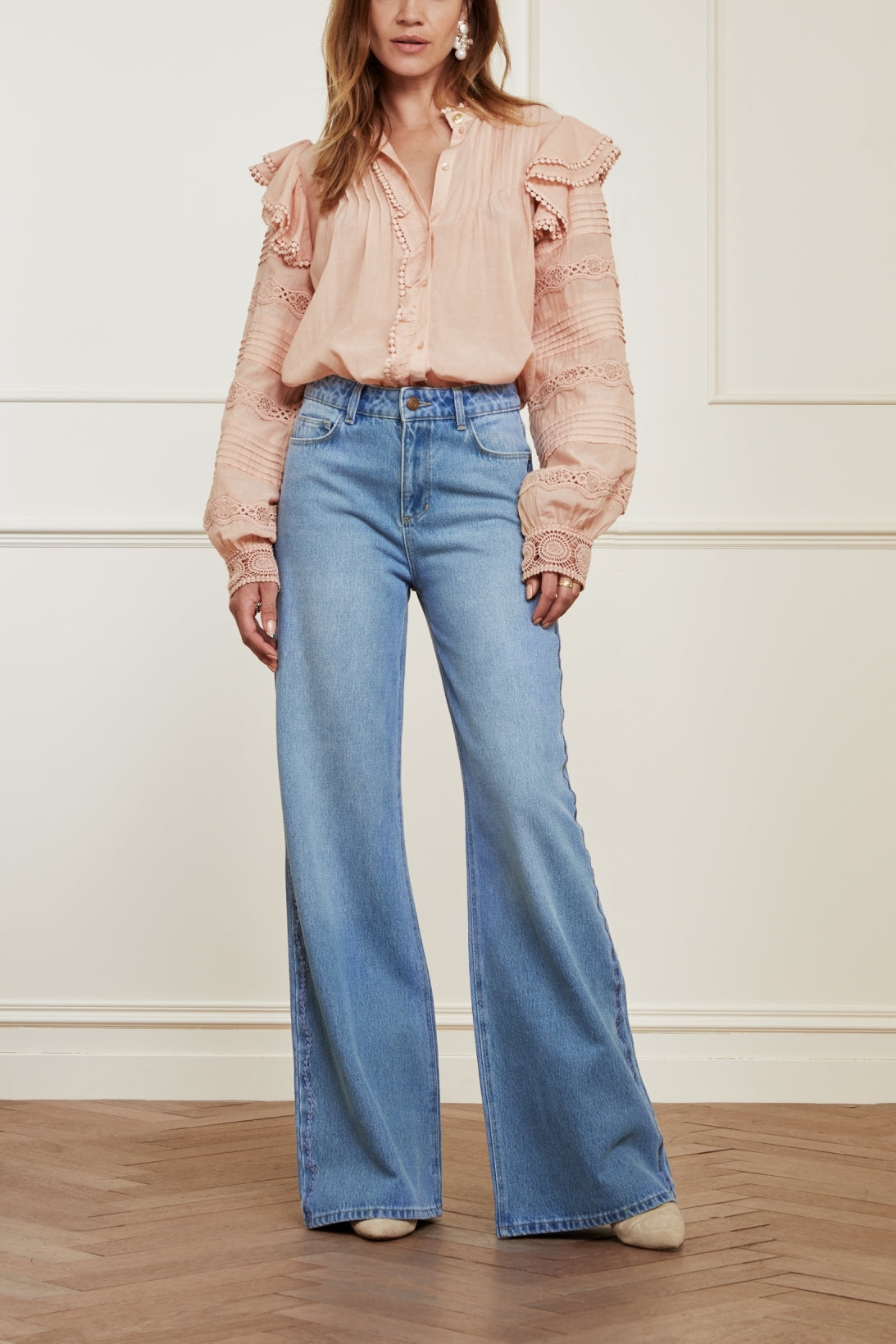 Thea Wide Leg Trousers Fabienne chapot - second hand