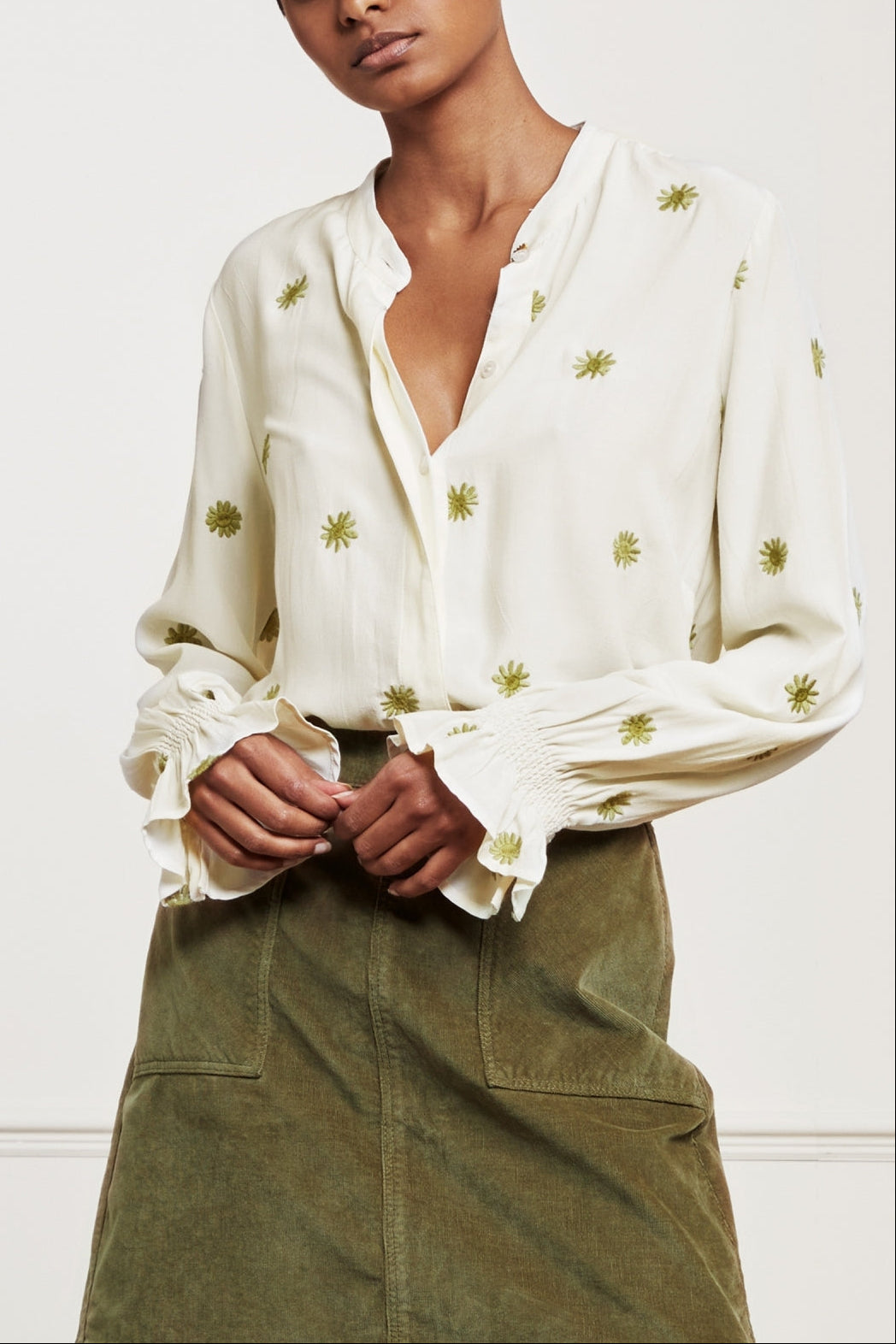 Studio Embro Blouse Fabienne chapot - second hand