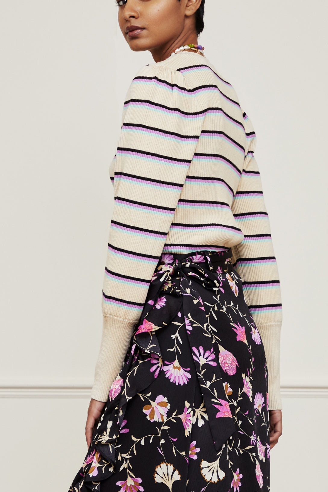 Sanne Puff Sleeve Pullover Fabienne chapot - second hand