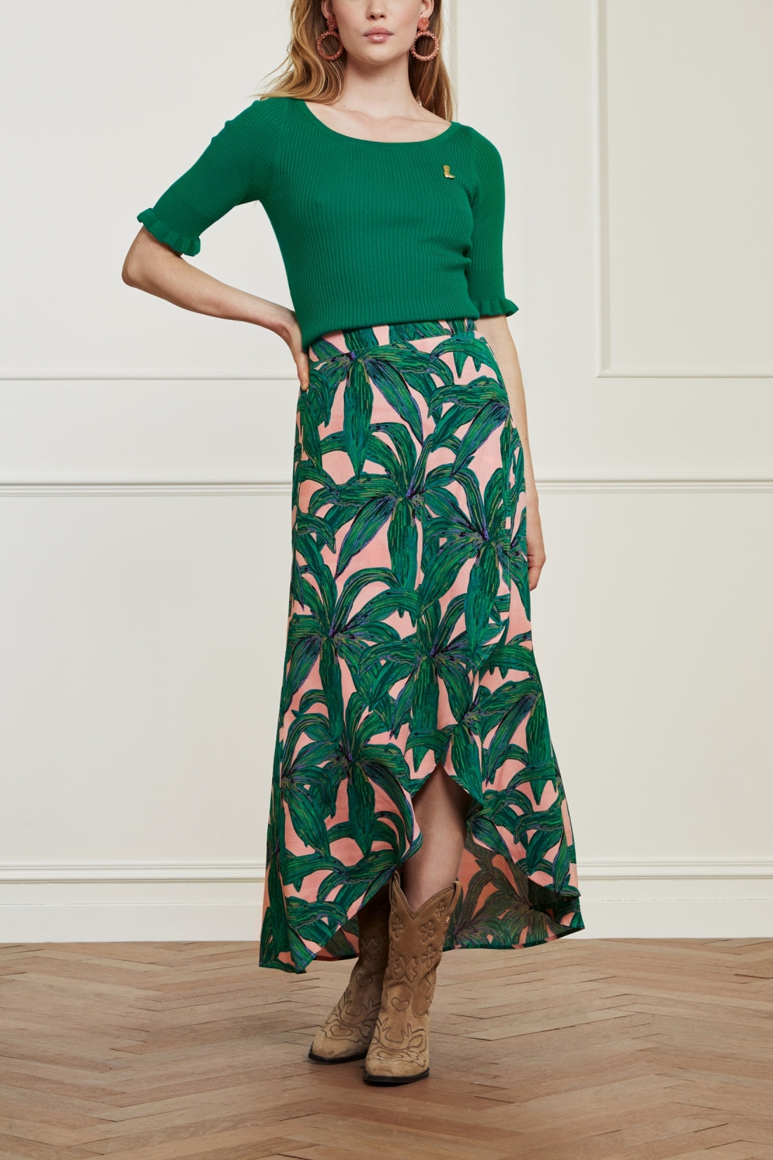 Sanne Short Sleeve Boatneck  Pullover Fabienne chapot - second hand
