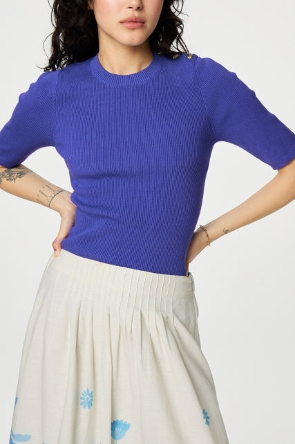 Lillian Slim Short Sleeve Pullover Fabienne chapot - second hand