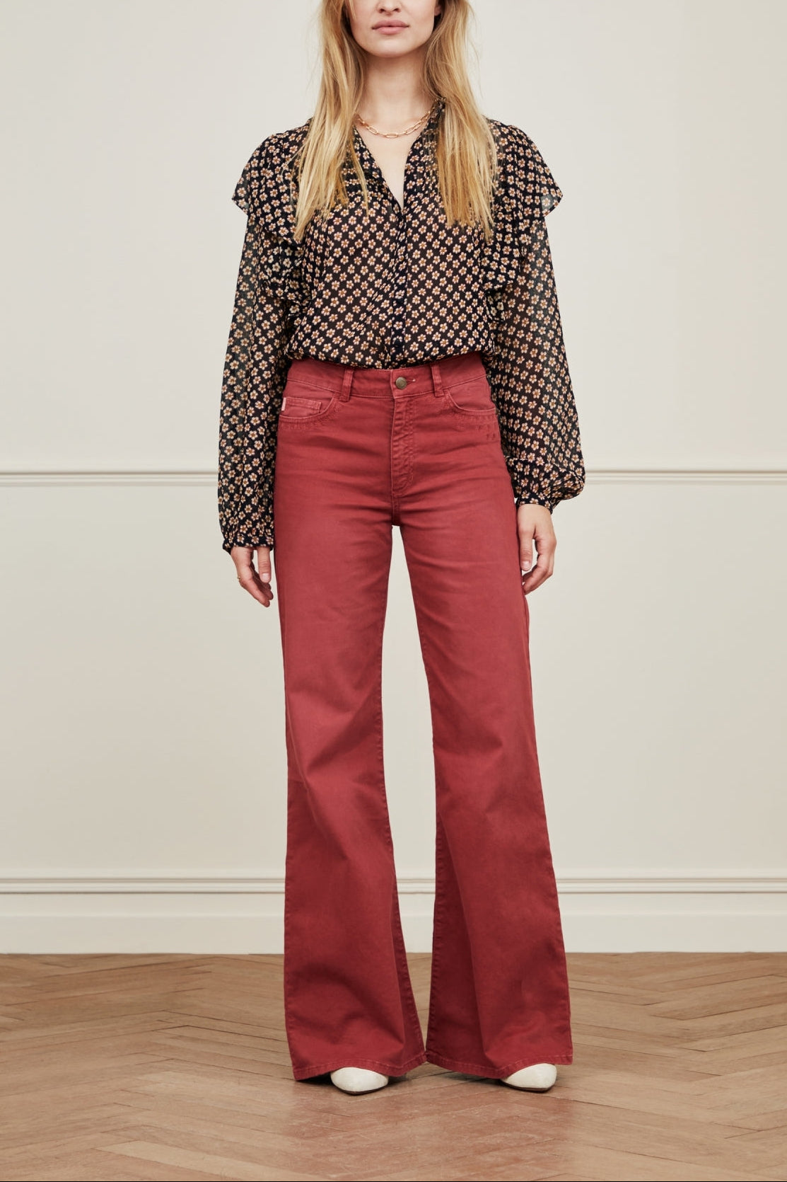 Eva wide leg trousers Fabienne chapot - second hand