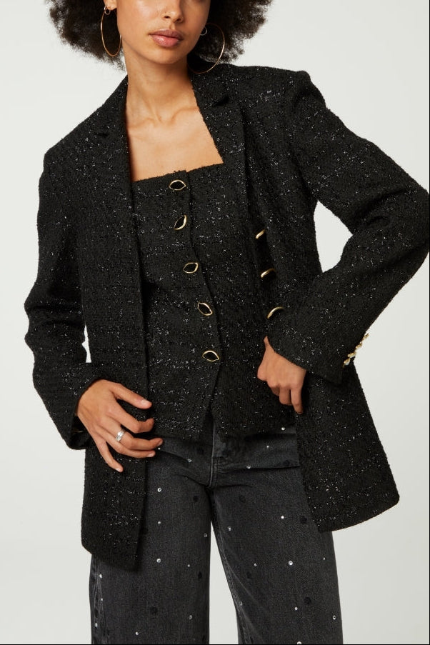 Cher Tweed Blazer Fabienne chapot - second hand