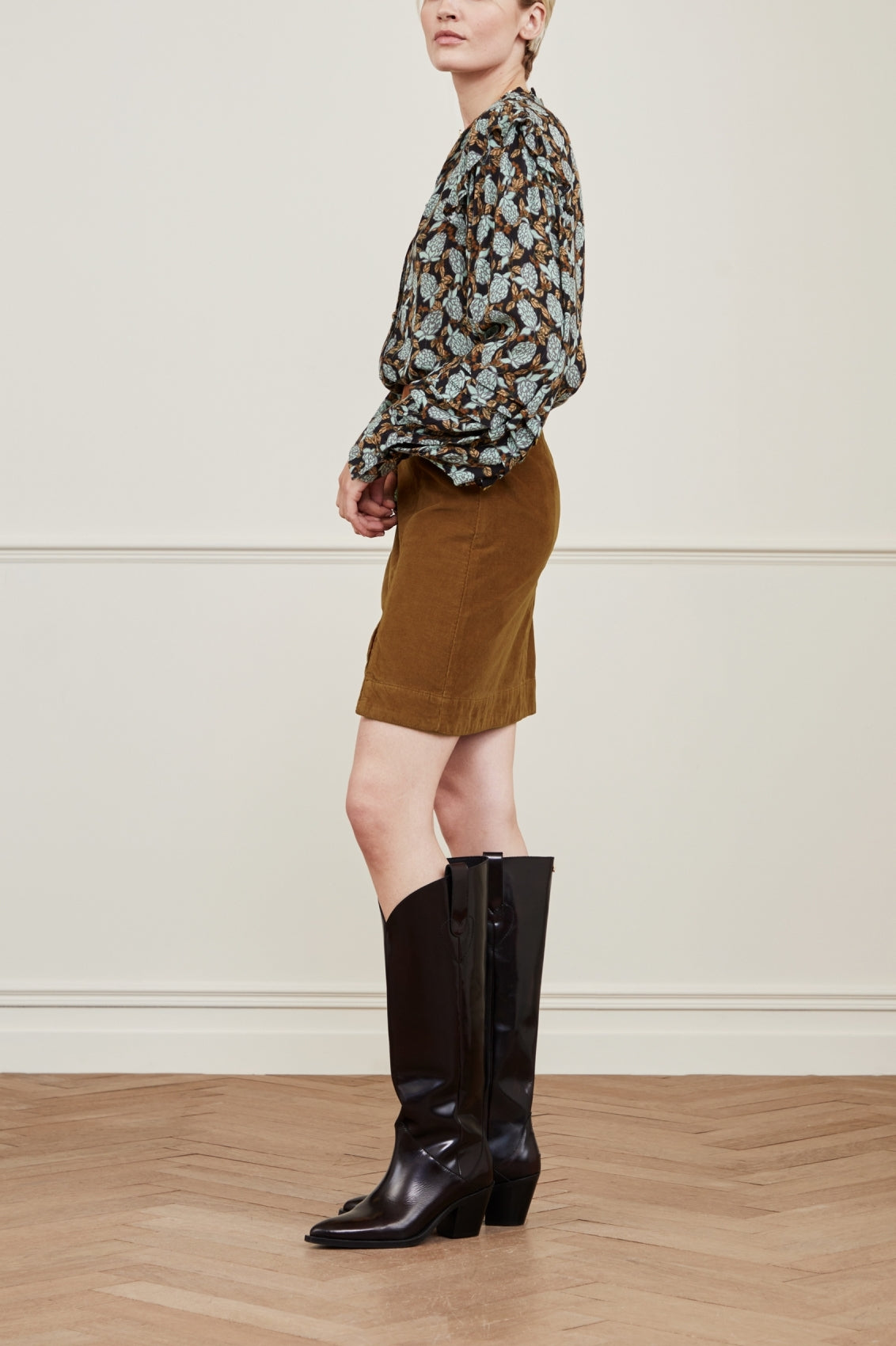 Vivian cord Skirt Fabienne chapot - second hand