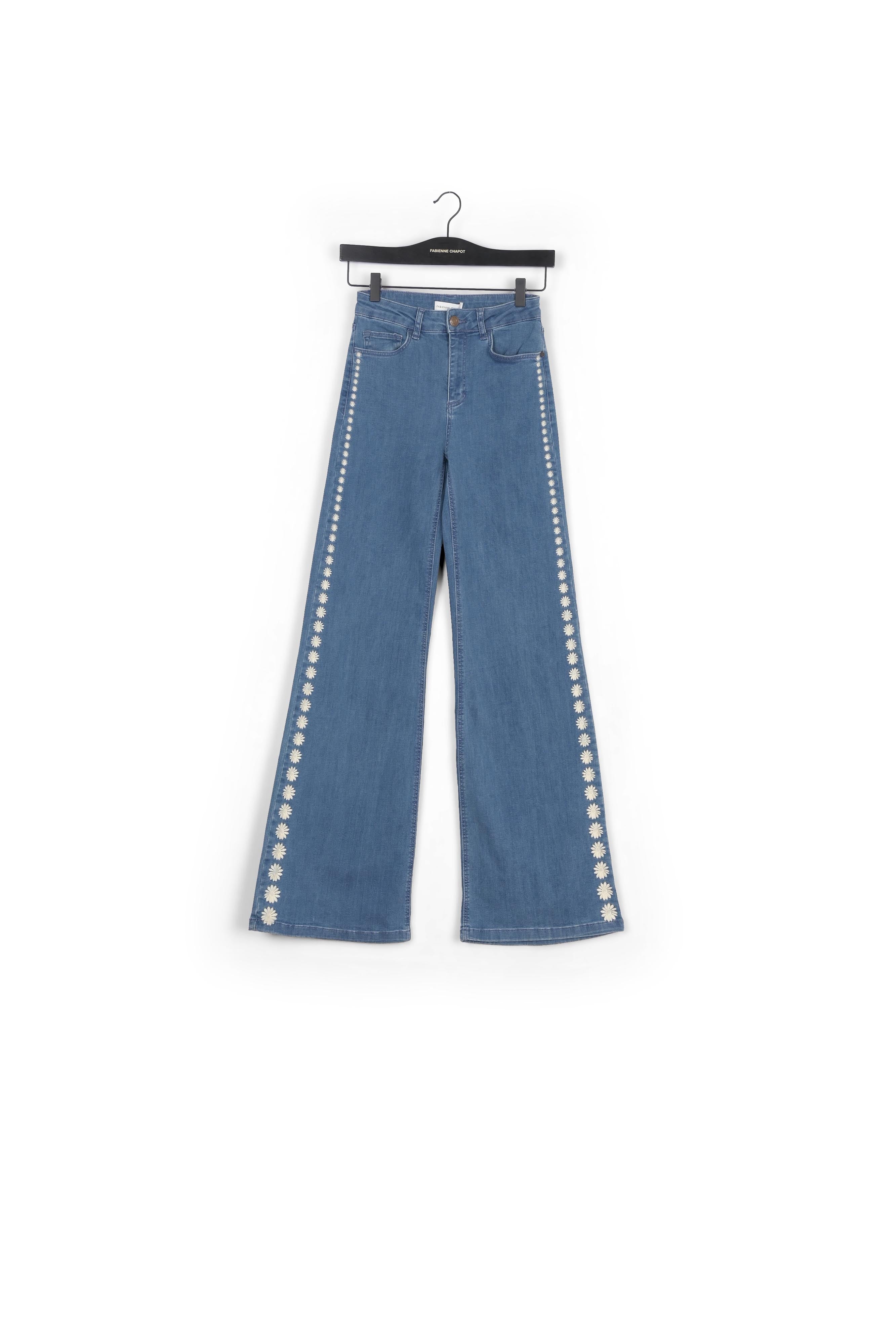 Eva Denim Wide Leg Trousers Fabienne chapot - second hand