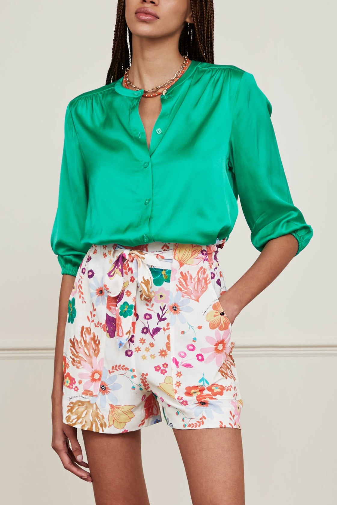 Mira Summer Short Blouse Fabienne chapot - second hand