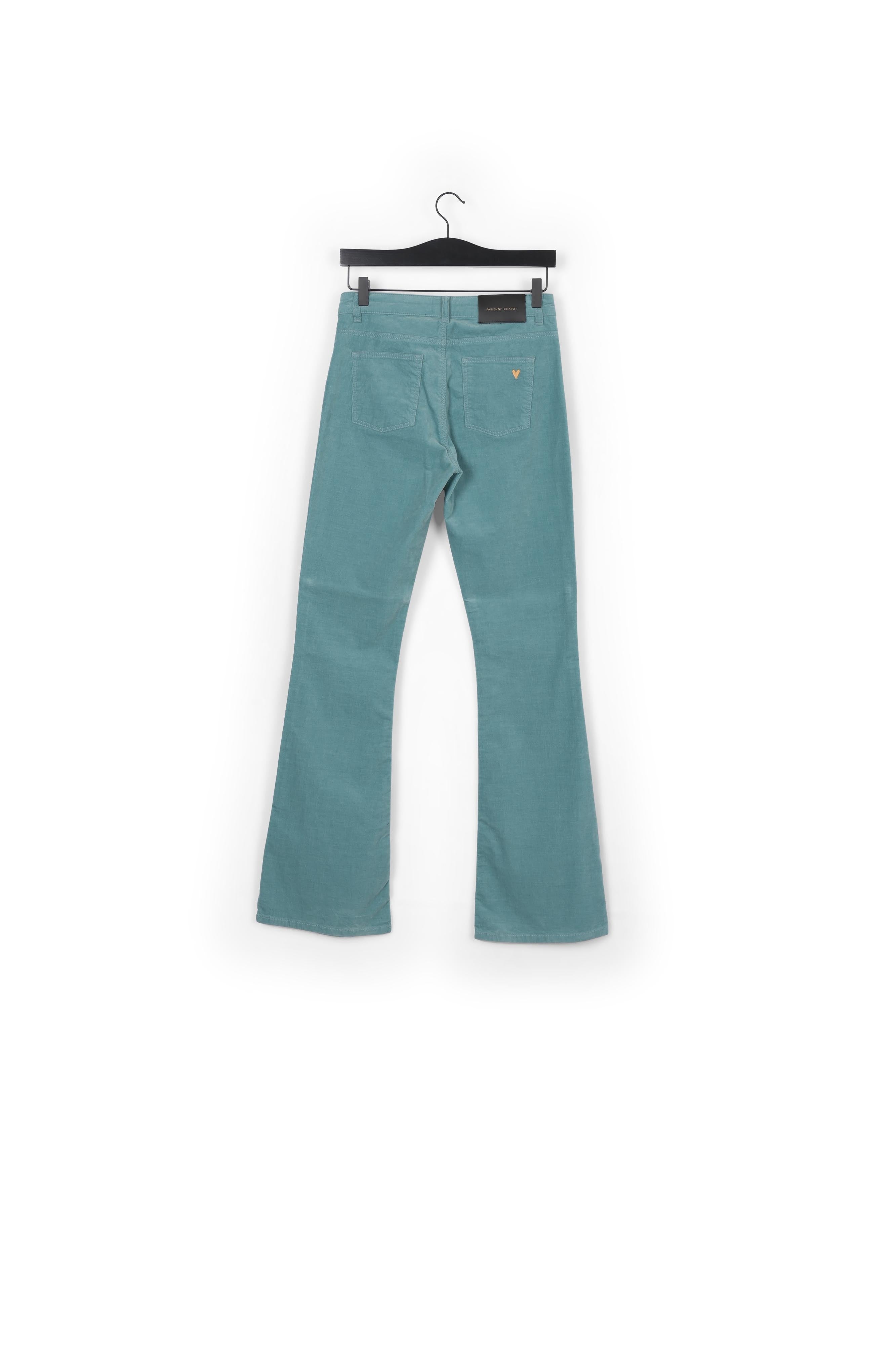Eva Corduroy Flare Trousers Fabienne chapot - second hand