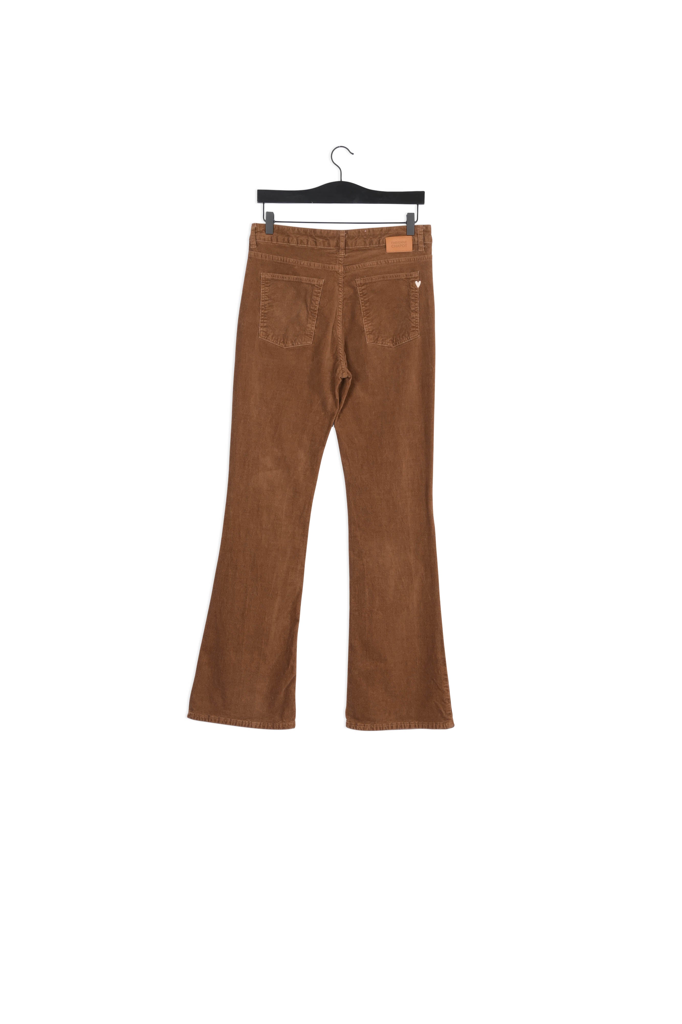Eva Corduroy Flare Trousers Fabienne chapot - second hand