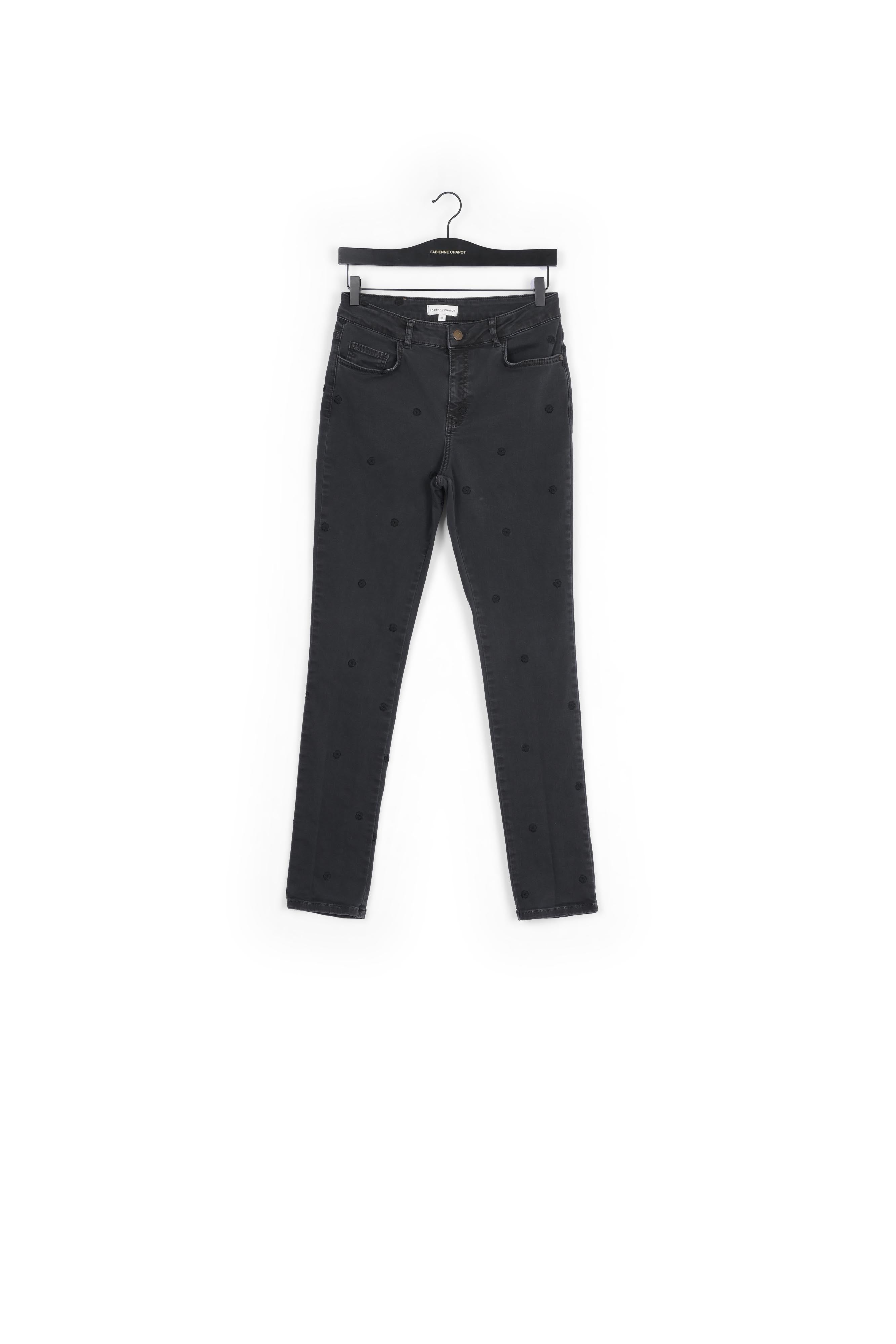Eva Slim Embro Trousers Fabienne chapot - second hand
