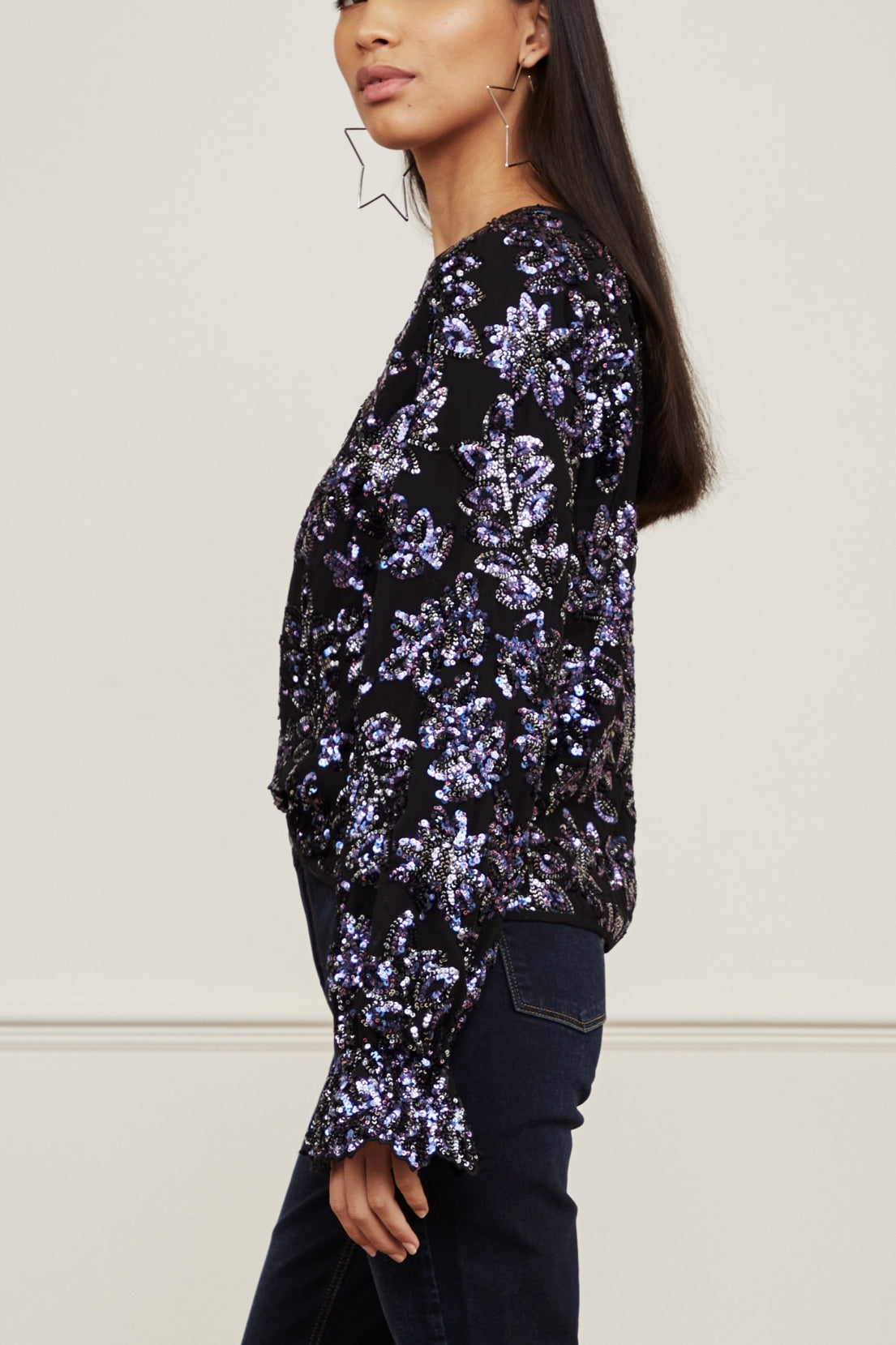 Sassy Sequin Top Fabienne chapot - second hand