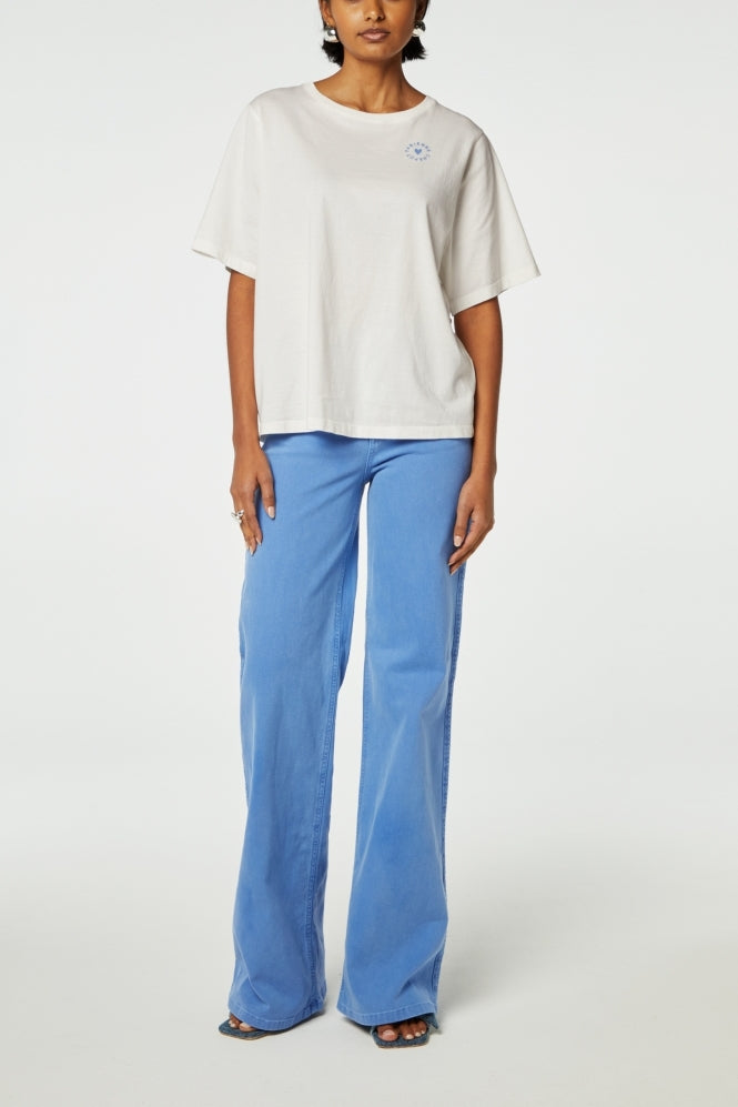 Fay Poem Blue T-shirt Fabienne chapot - second hand