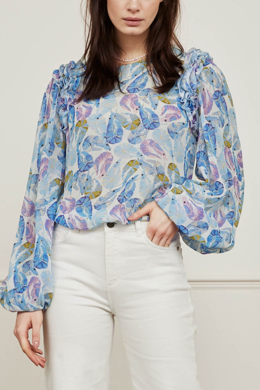 Azure Top Fabienne chapot - second hand