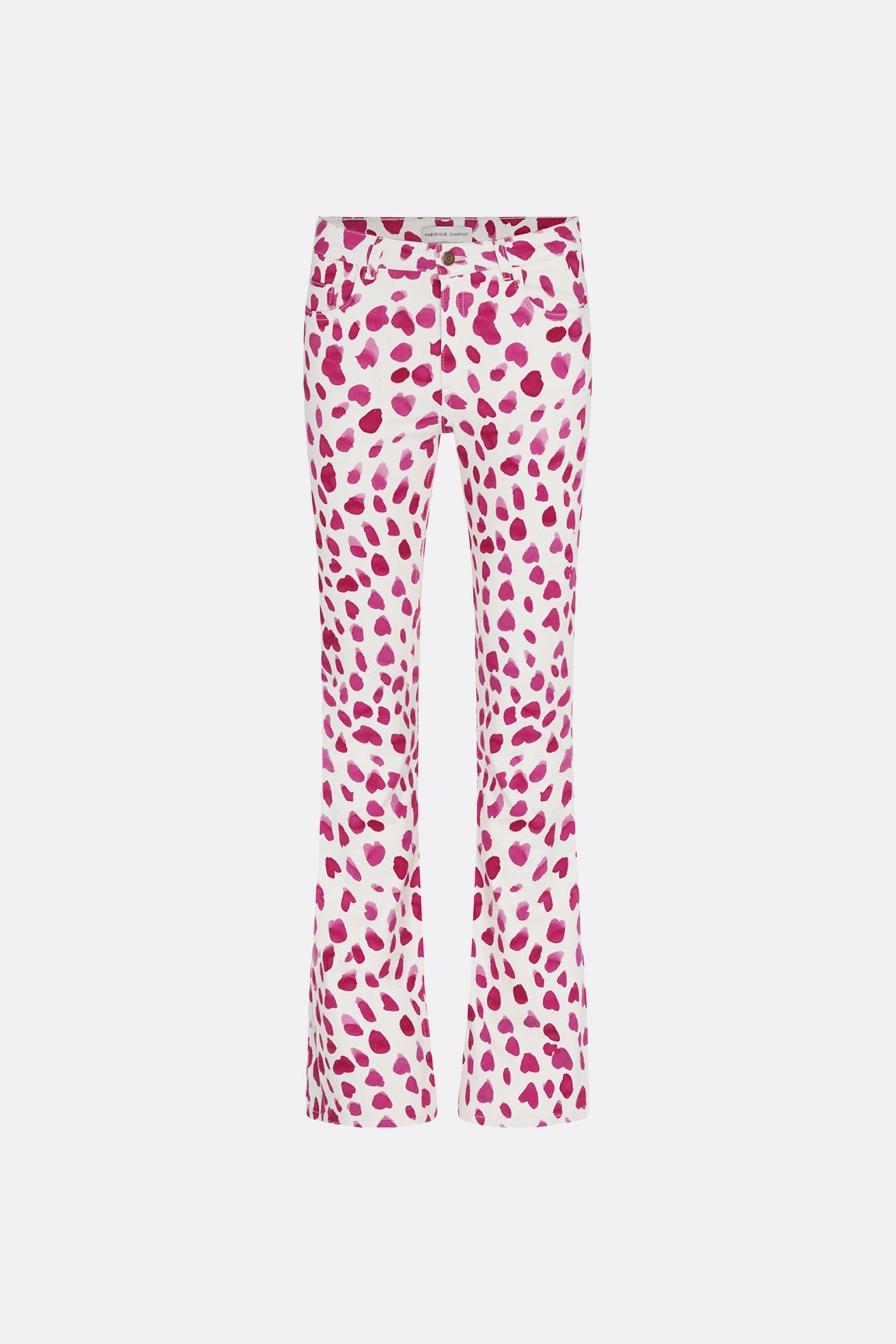 Eva Printed Flare Trousers Fabienne chapot - second hand