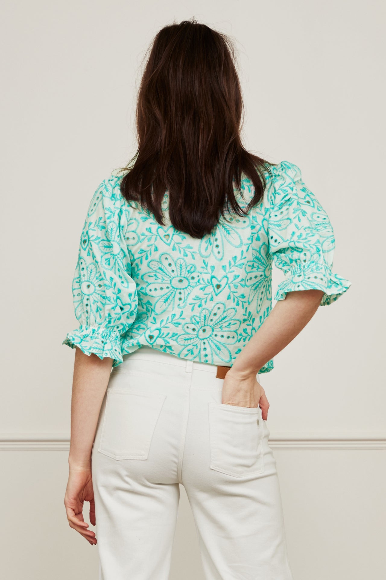Meggy Broderie Blouse Fabienne chapot - second hand